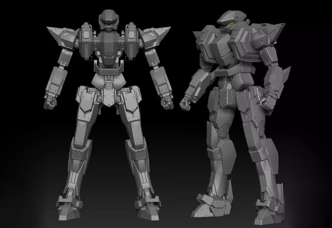 Gundam ARX-7 ARBALEST STL file drawing 3D print model