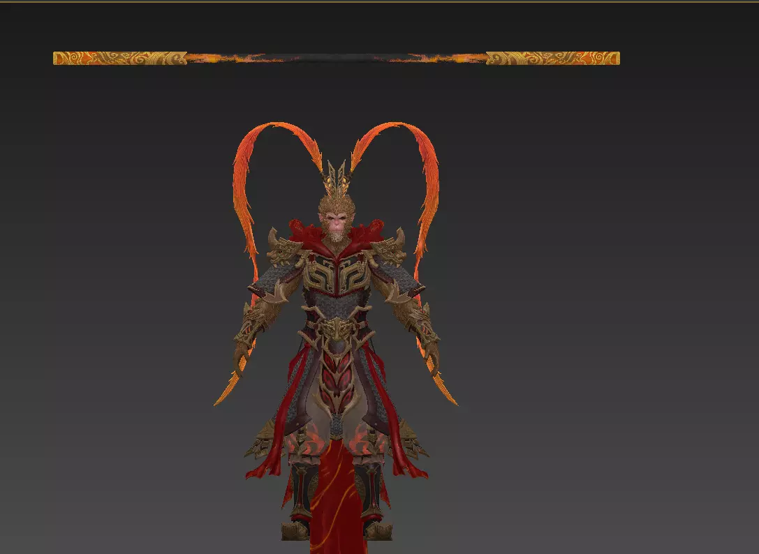 Great Sage Equalling Heaven Low-poly 3D model_16