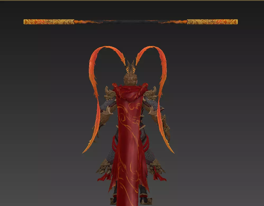 Great Sage Equalling Heaven Low-poly 3D model_17