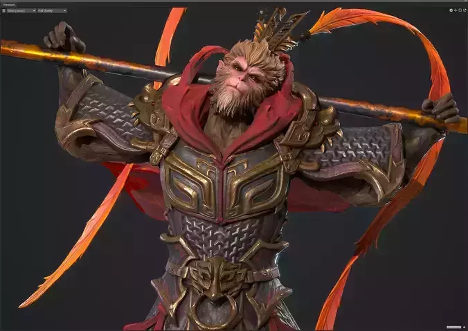 Great Sage Equalling Heaven Low-poly 3D model