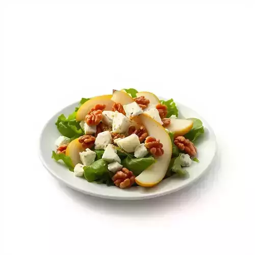 Pear Walnut Salad Model Pack Low-poly 3D model 2
