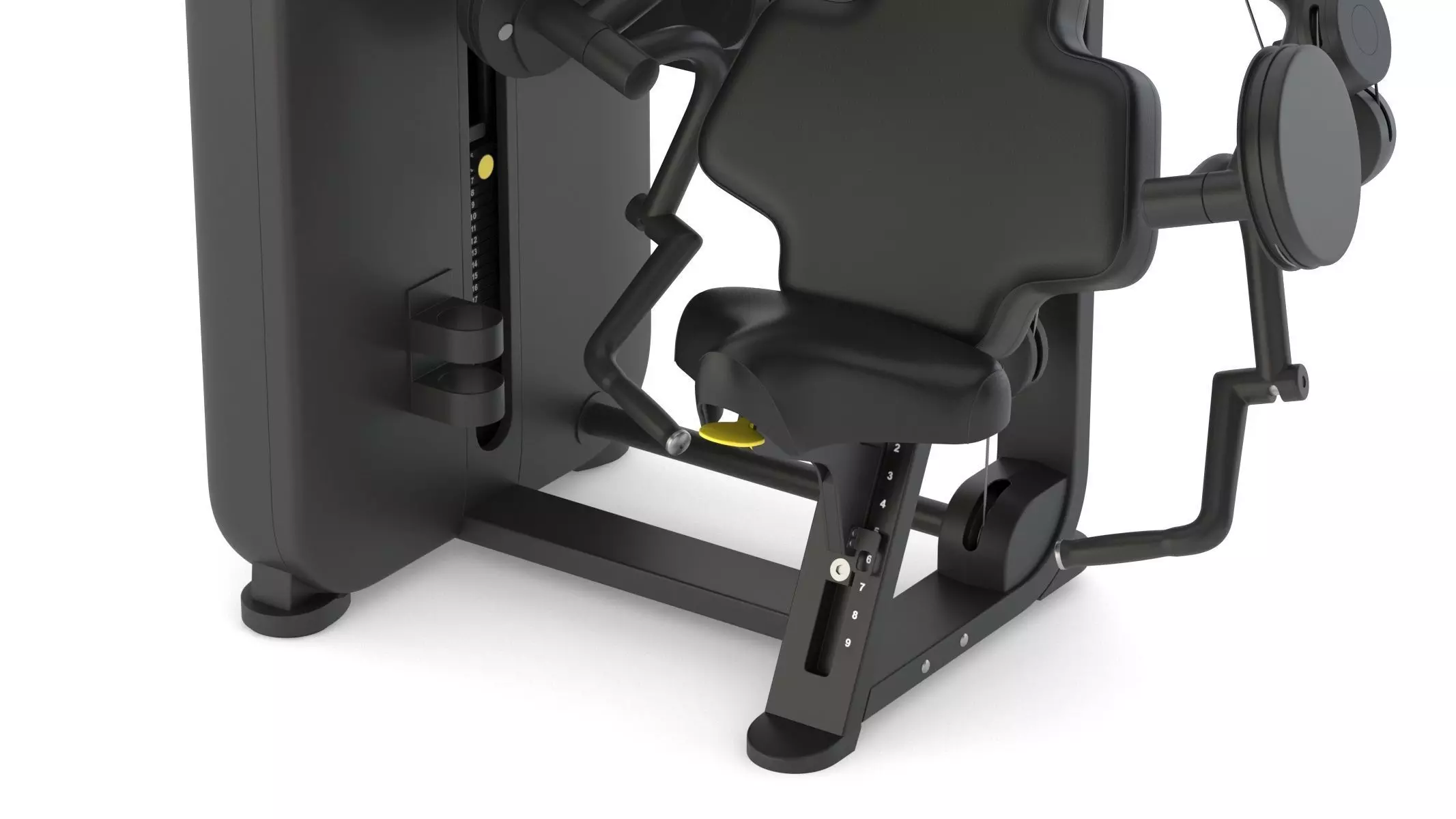 Technogym Selectorized Artis Arm Curl 3D model_17