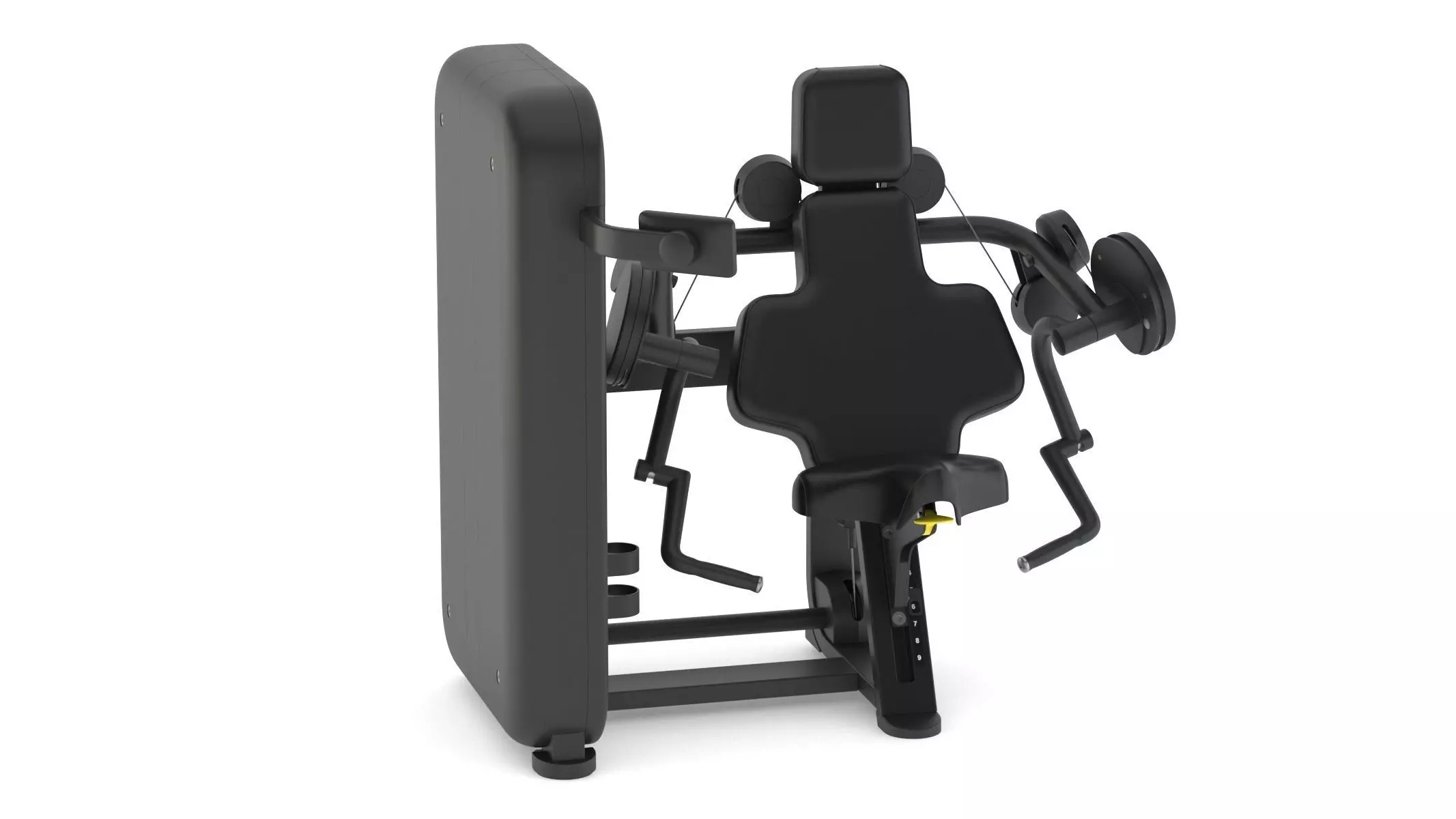 Technogym Selectorized Artis Arm Curl 3D model_5