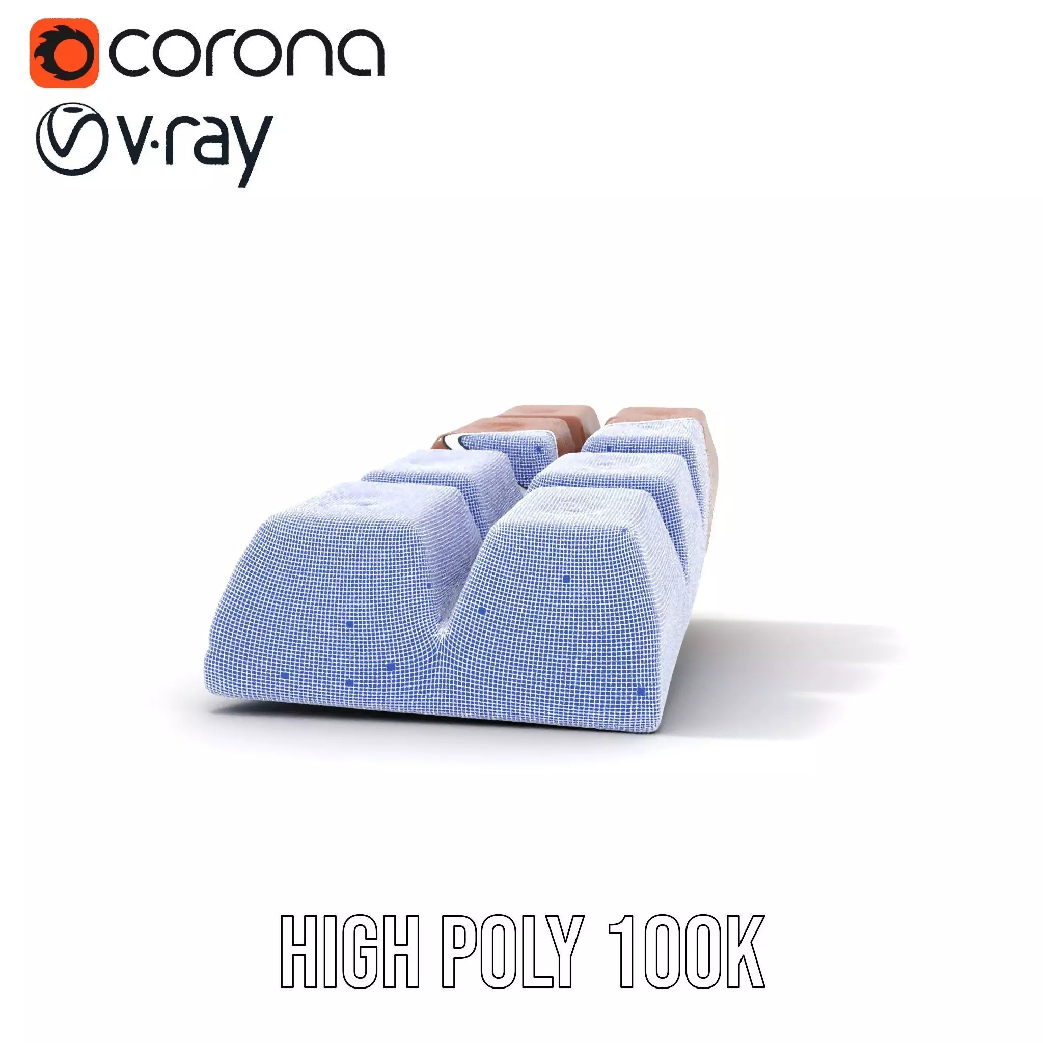 Chocolate Bar with Coffee Beans model pack Low-poly 3D model_33