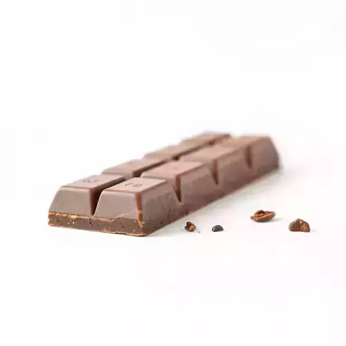 Chocolate Bar with Coffee Beans model pack Low-poly 3D model 2