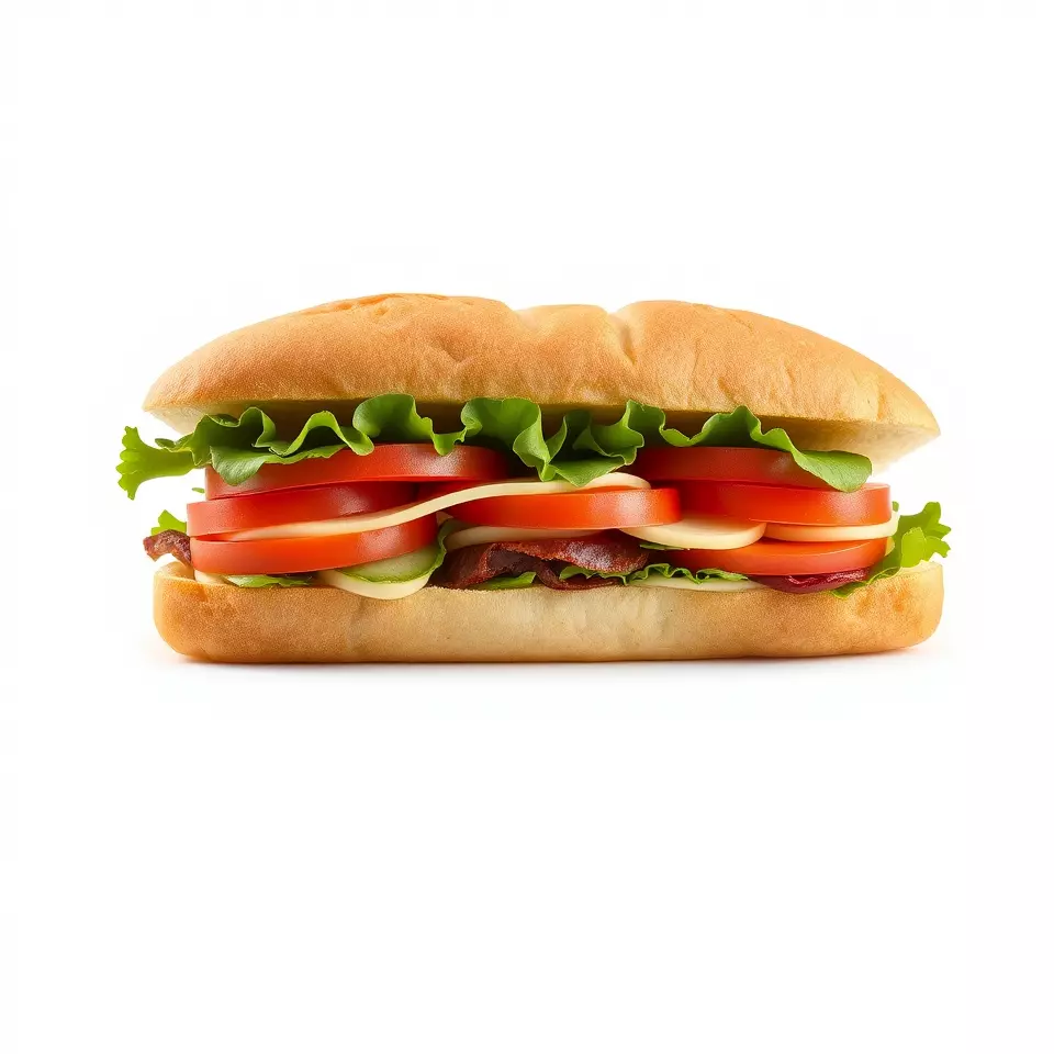 Fresh Sandwich Model Pack with Assorted Ingredients Low-poly 3D model_2