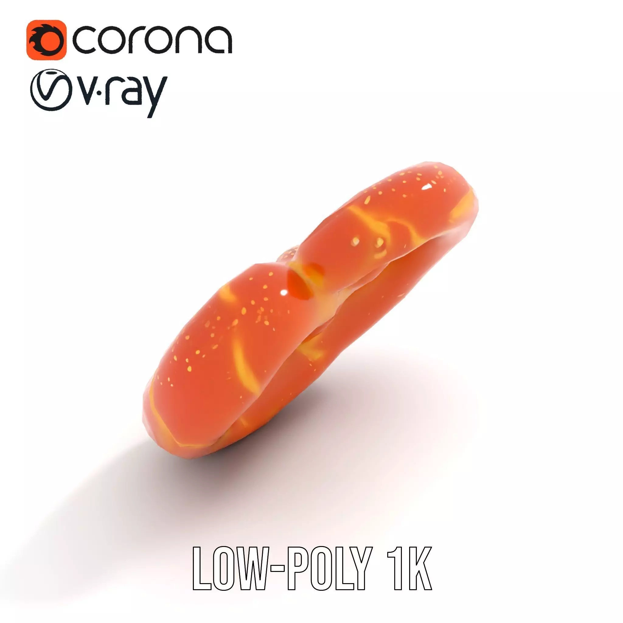 Realistic Pretzel Model Pack with PBR Textures Low-poly 3D model_22