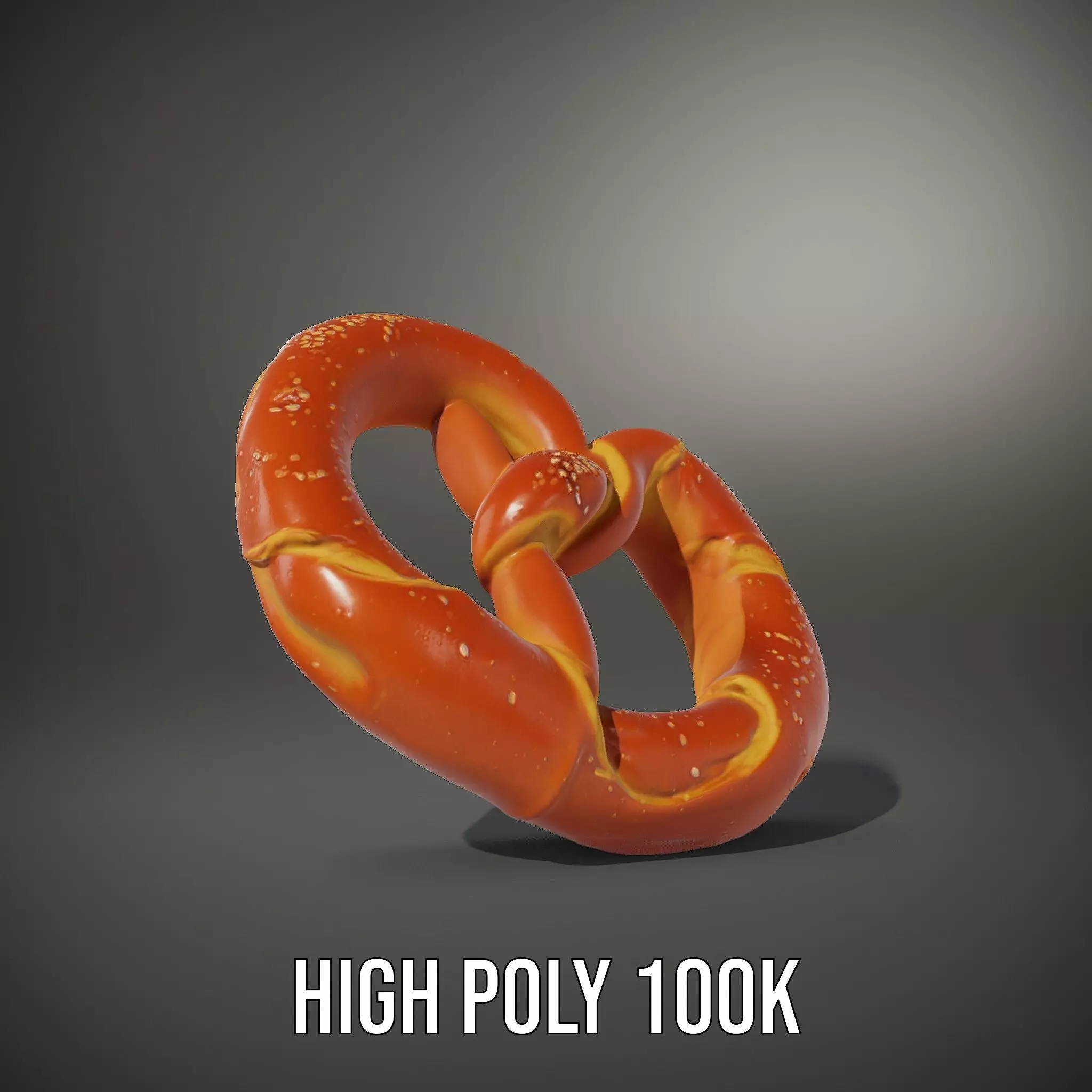 Realistic Pretzel Model Pack with PBR Textures Low-poly 3D model_23