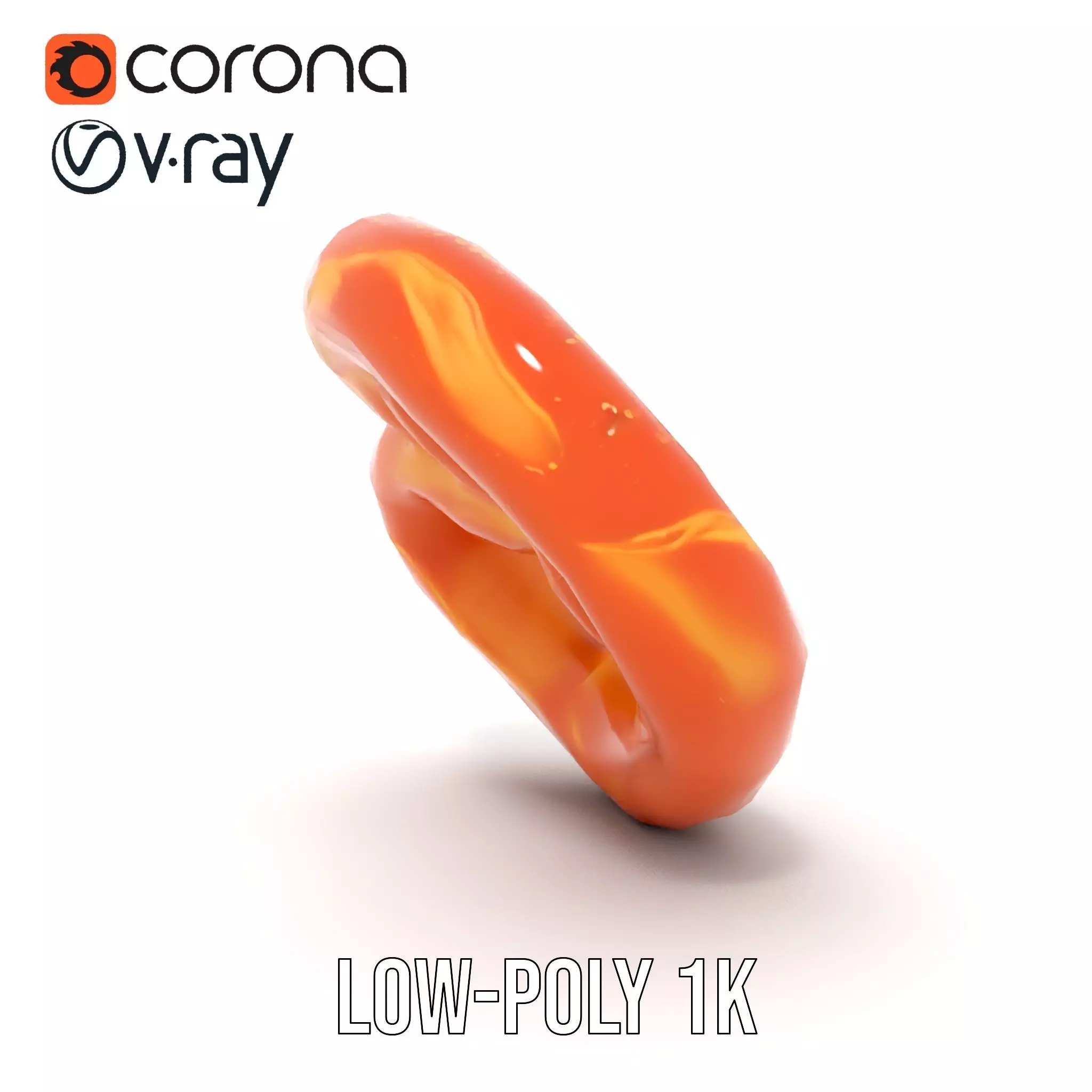 Realistic Pretzel Model Pack with PBR Textures Low-poly 3D model_25