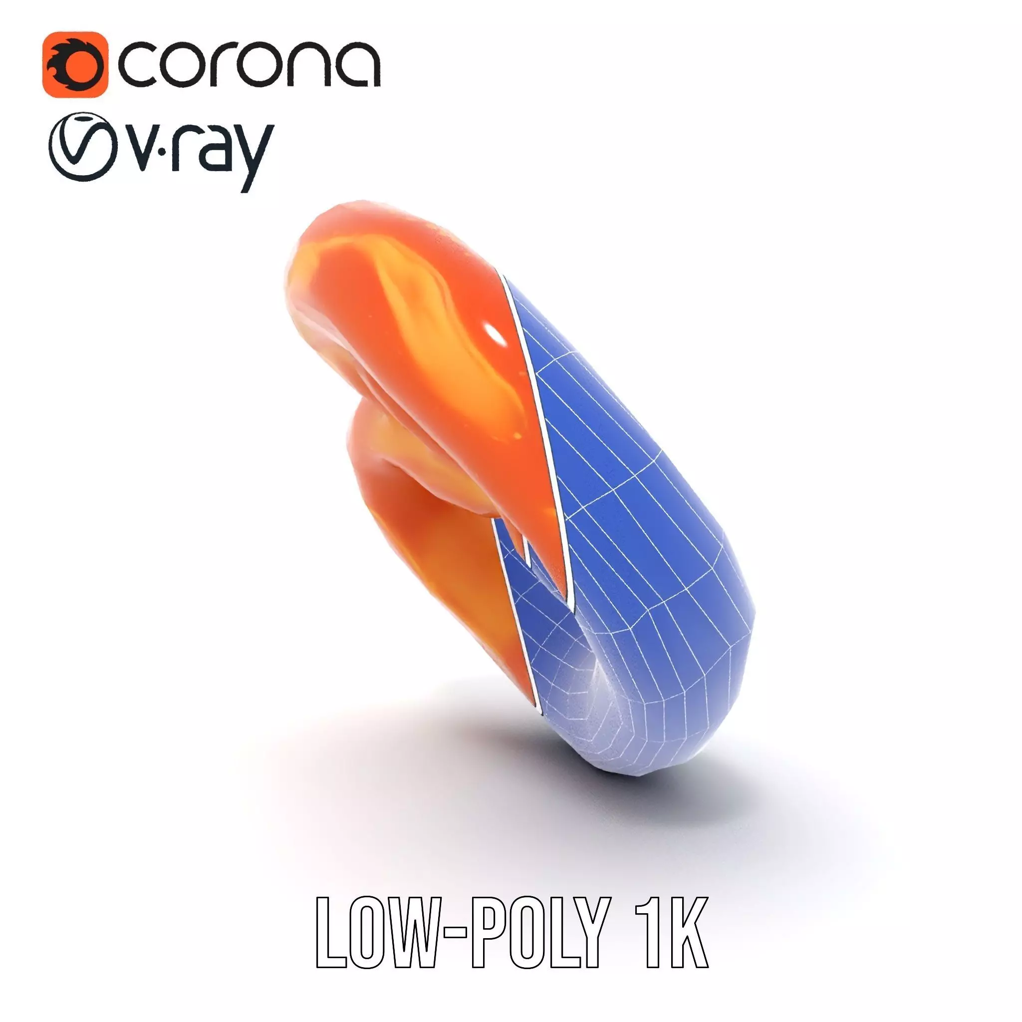 Realistic Pretzel Model Pack with PBR Textures Low-poly 3D model_31