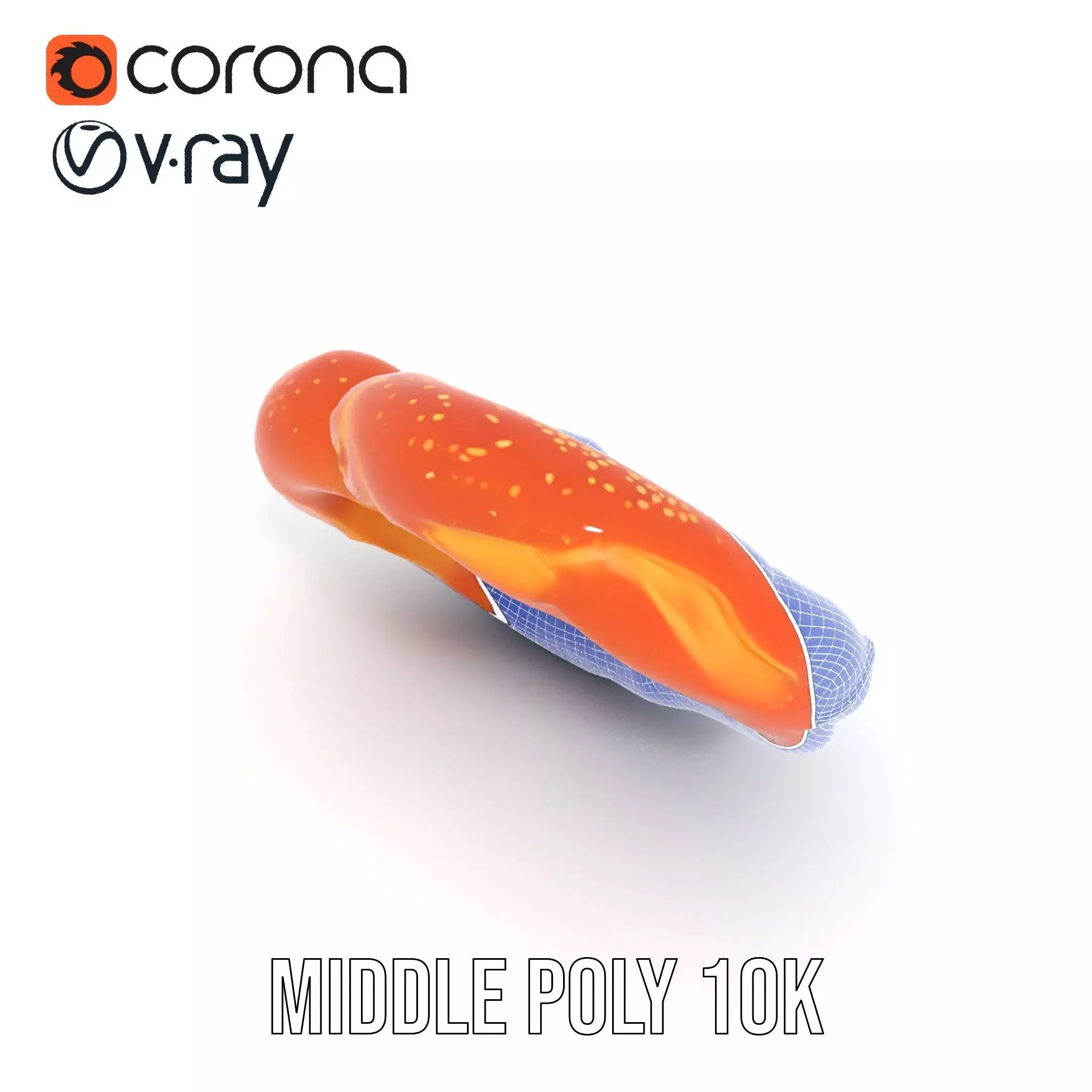 Realistic Pretzel Model Pack with PBR Textures Low-poly 3D model_5