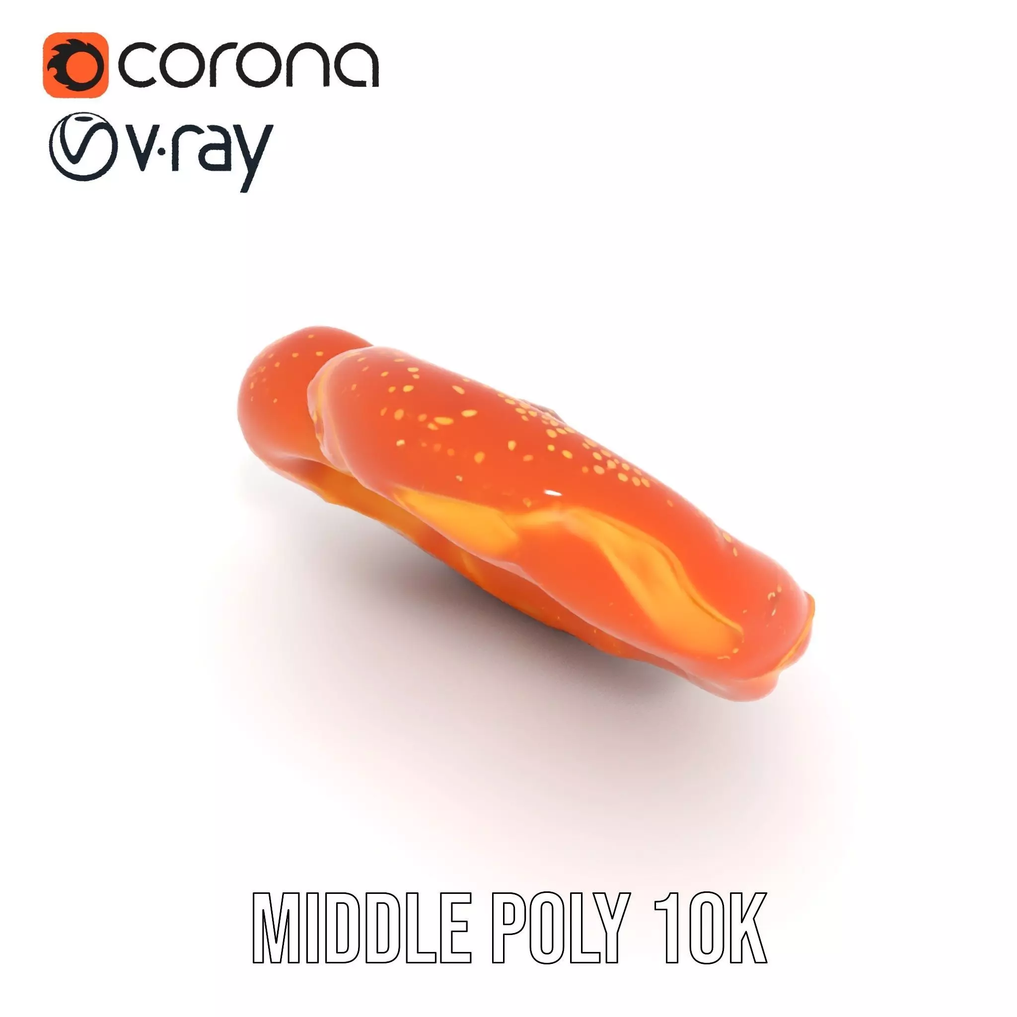 Realistic Pretzel Model Pack with PBR Textures Low-poly 3D model_6