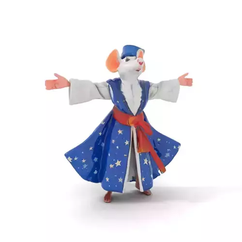 Wizard Mouse Character Model Pack Low-poly 3D model