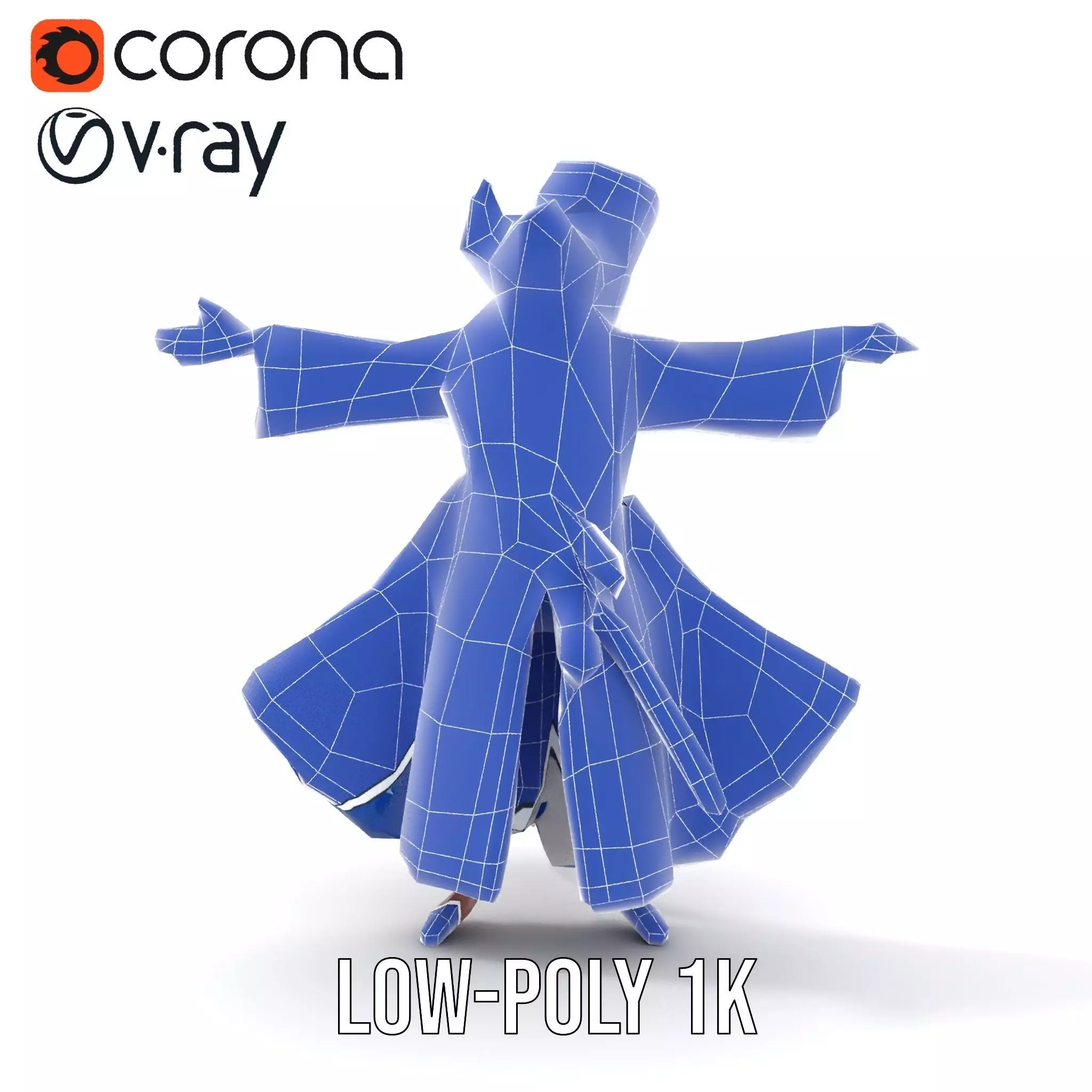 Wizard Mouse Character Model Pack Low-poly 3D model_24