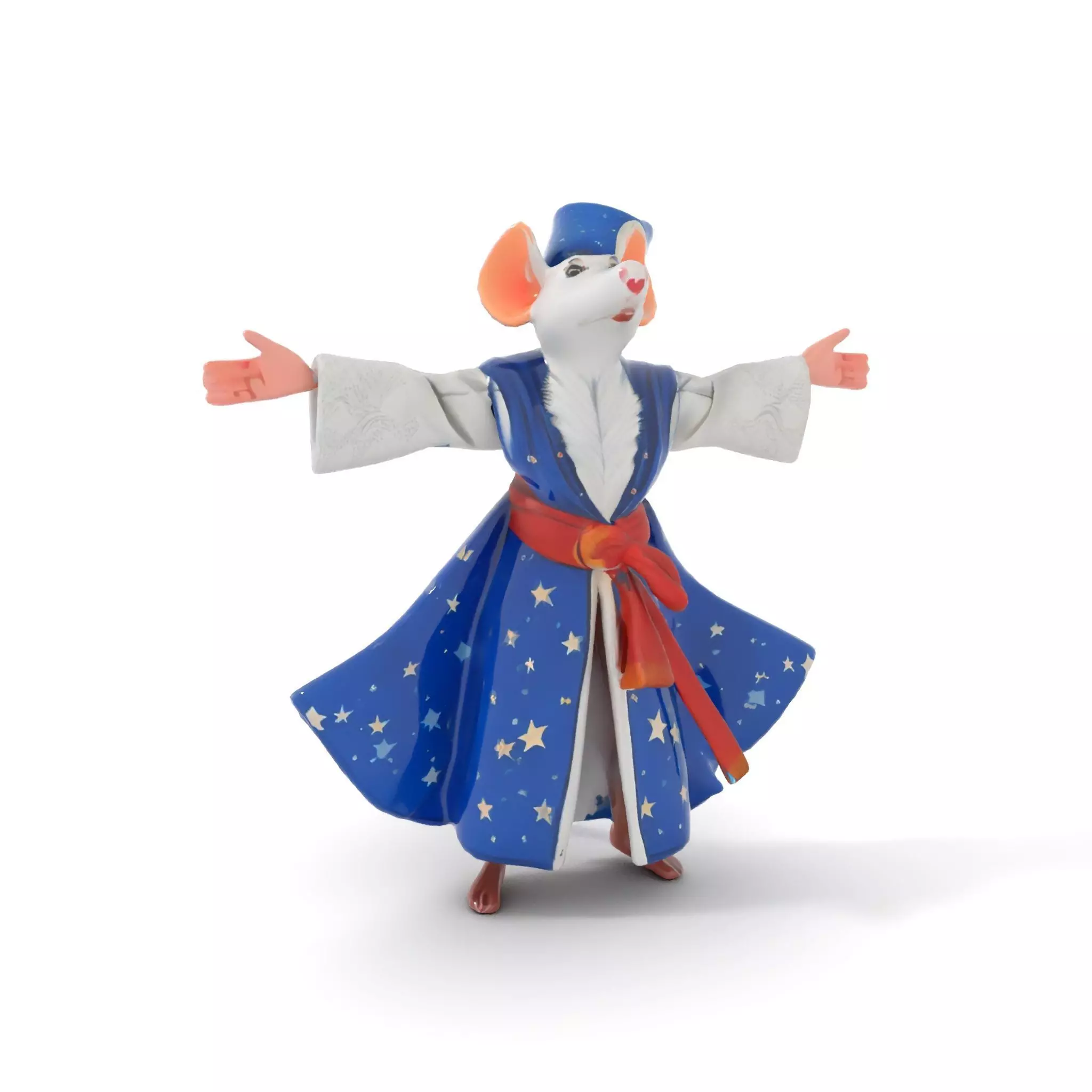 Wizard Mouse Character Model Pack Low-poly 3D model_6