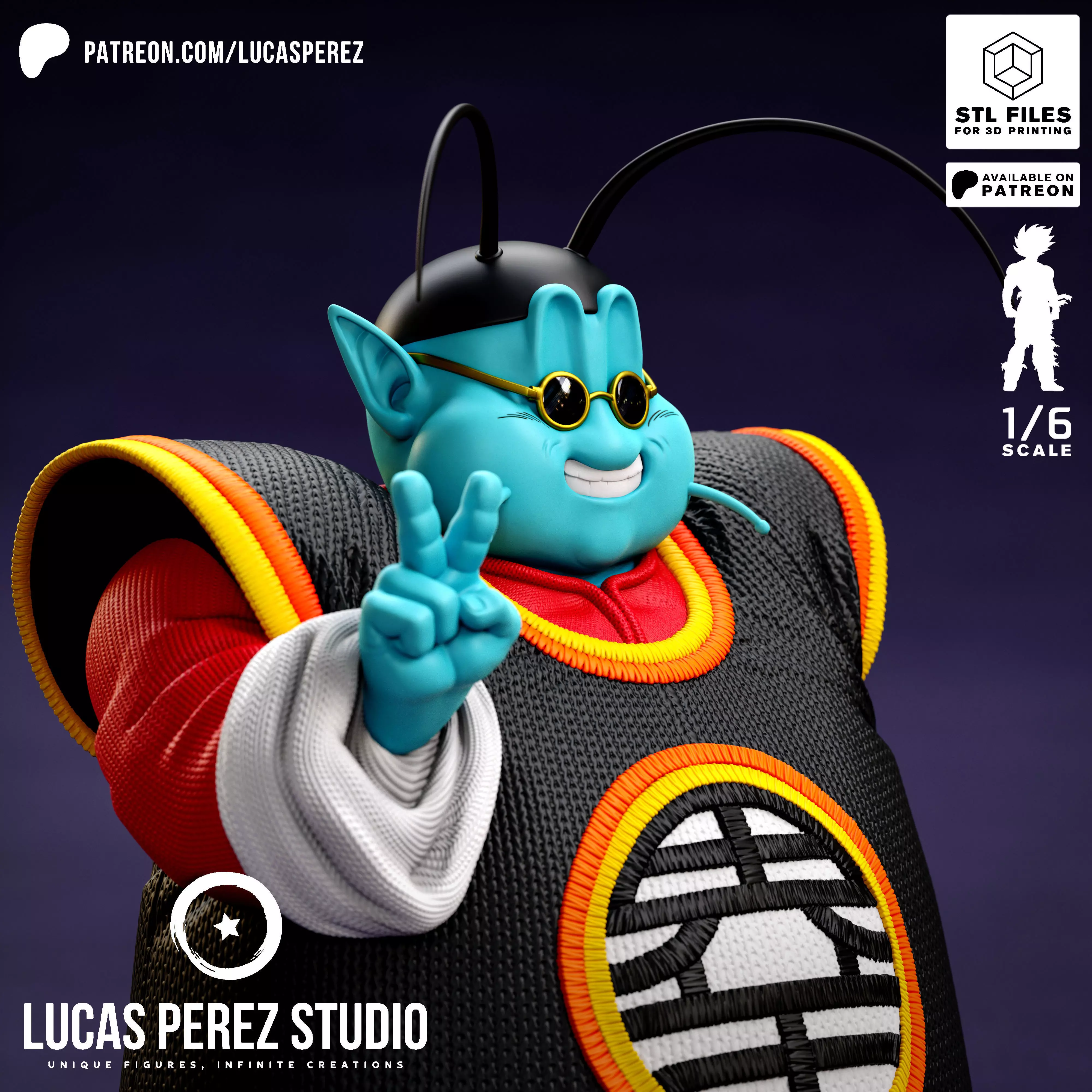 NORTH KAIO-SAMA 3D print model_4