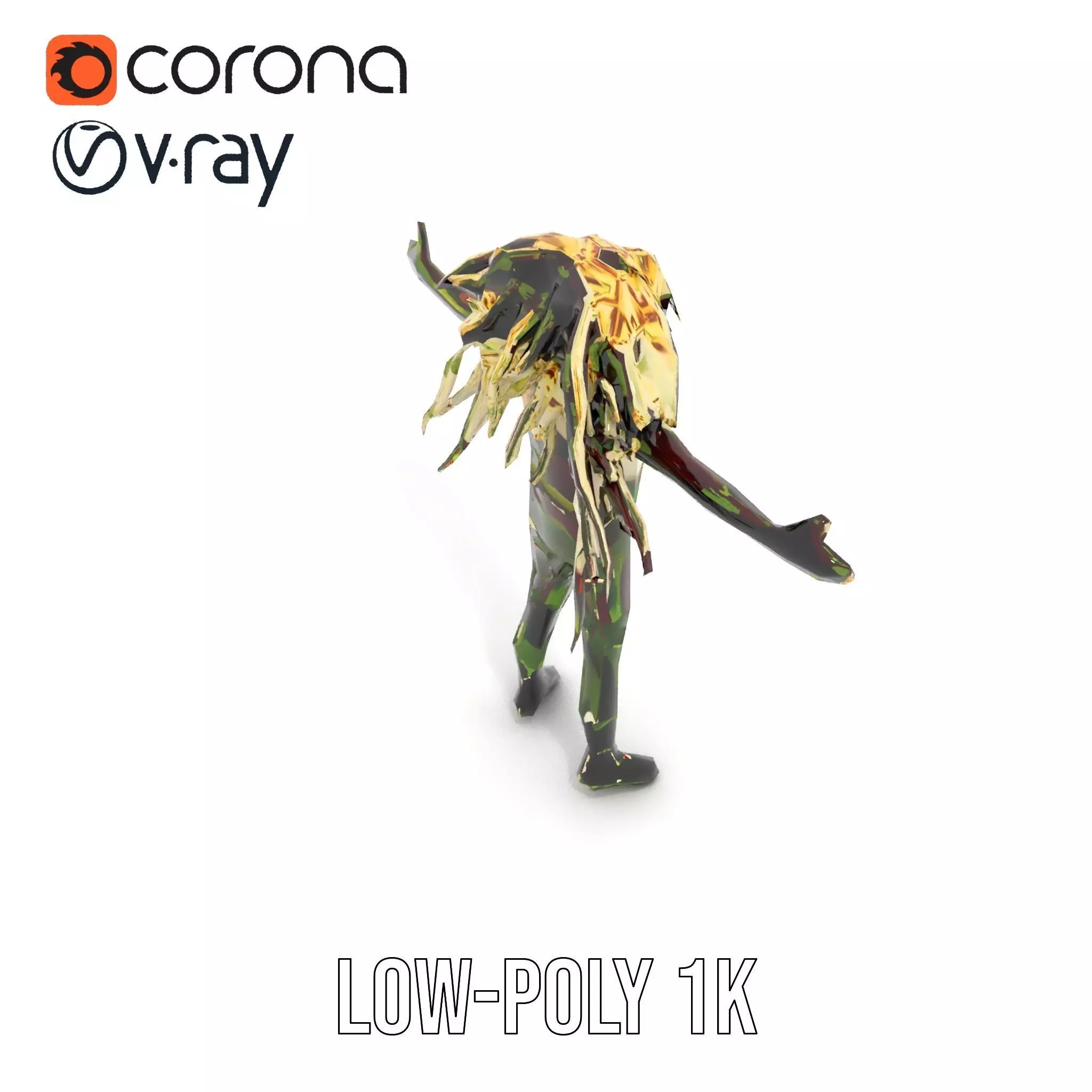 Beetroot Salad with Arugula and Cheese Model Pack Low-poly 3D model_14