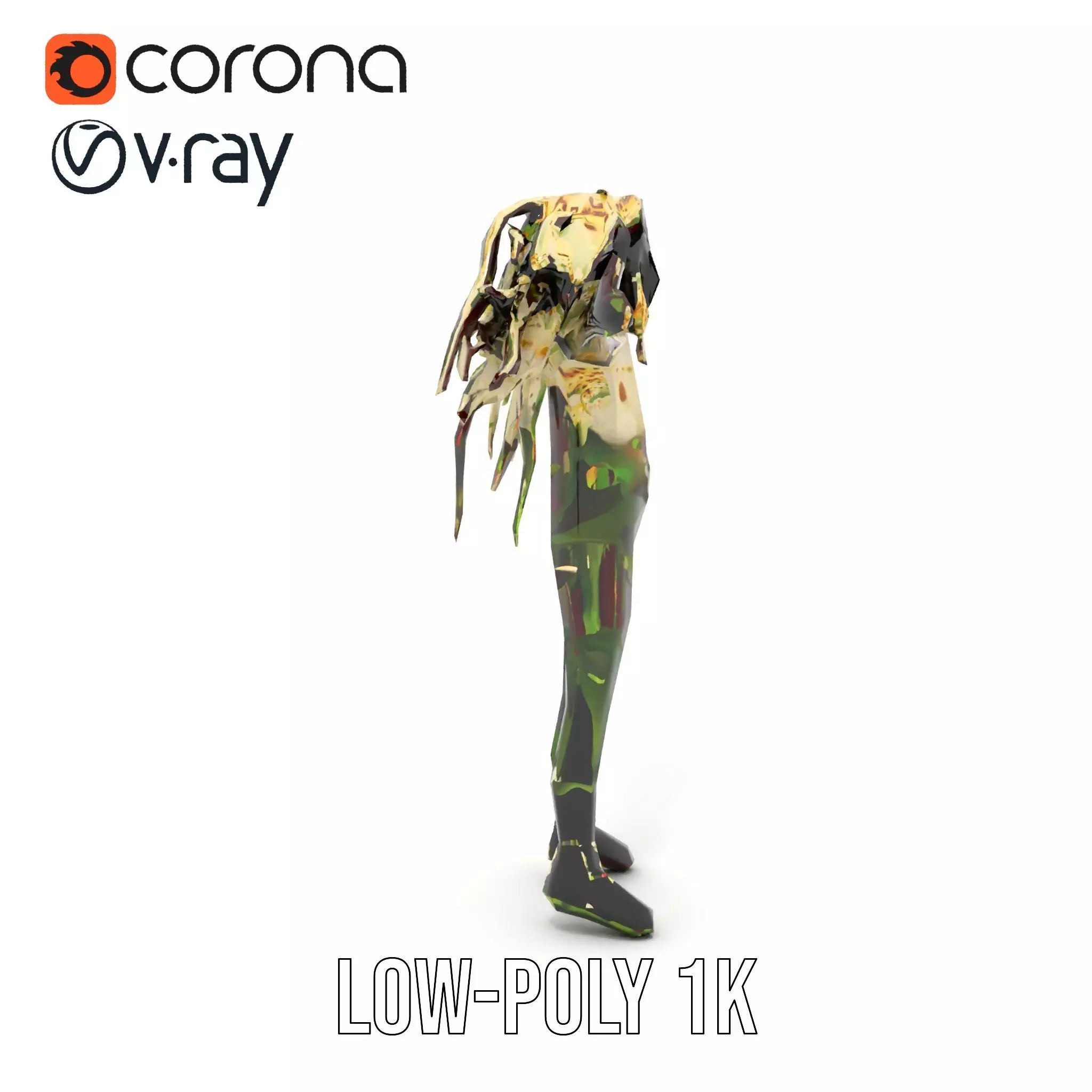 Beetroot Salad with Arugula and Cheese Model Pack Low-poly 3D model_22