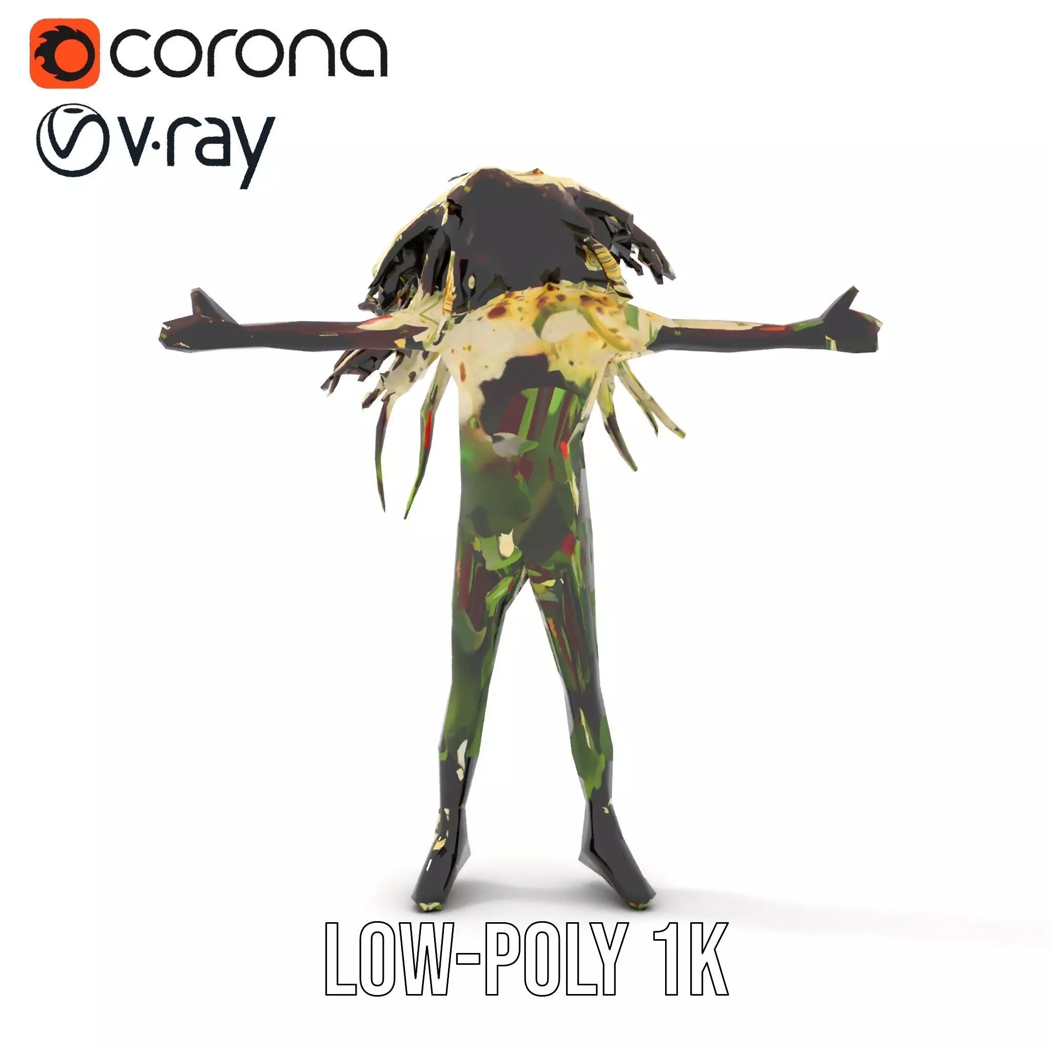 Beetroot Salad with Arugula and Cheese Model Pack Low-poly 3D model_27