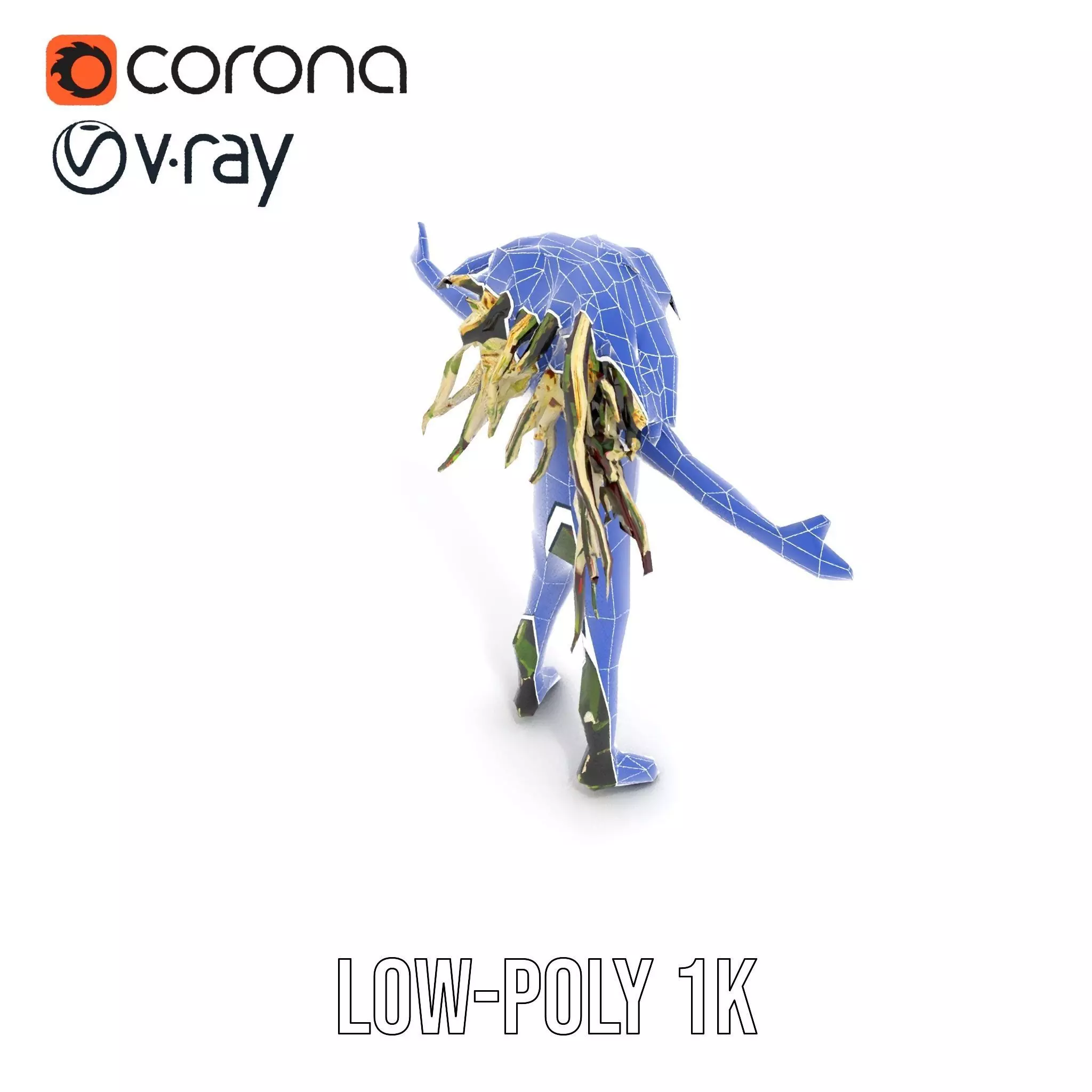 Beetroot Salad with Arugula and Cheese Model Pack Low-poly 3D model_19