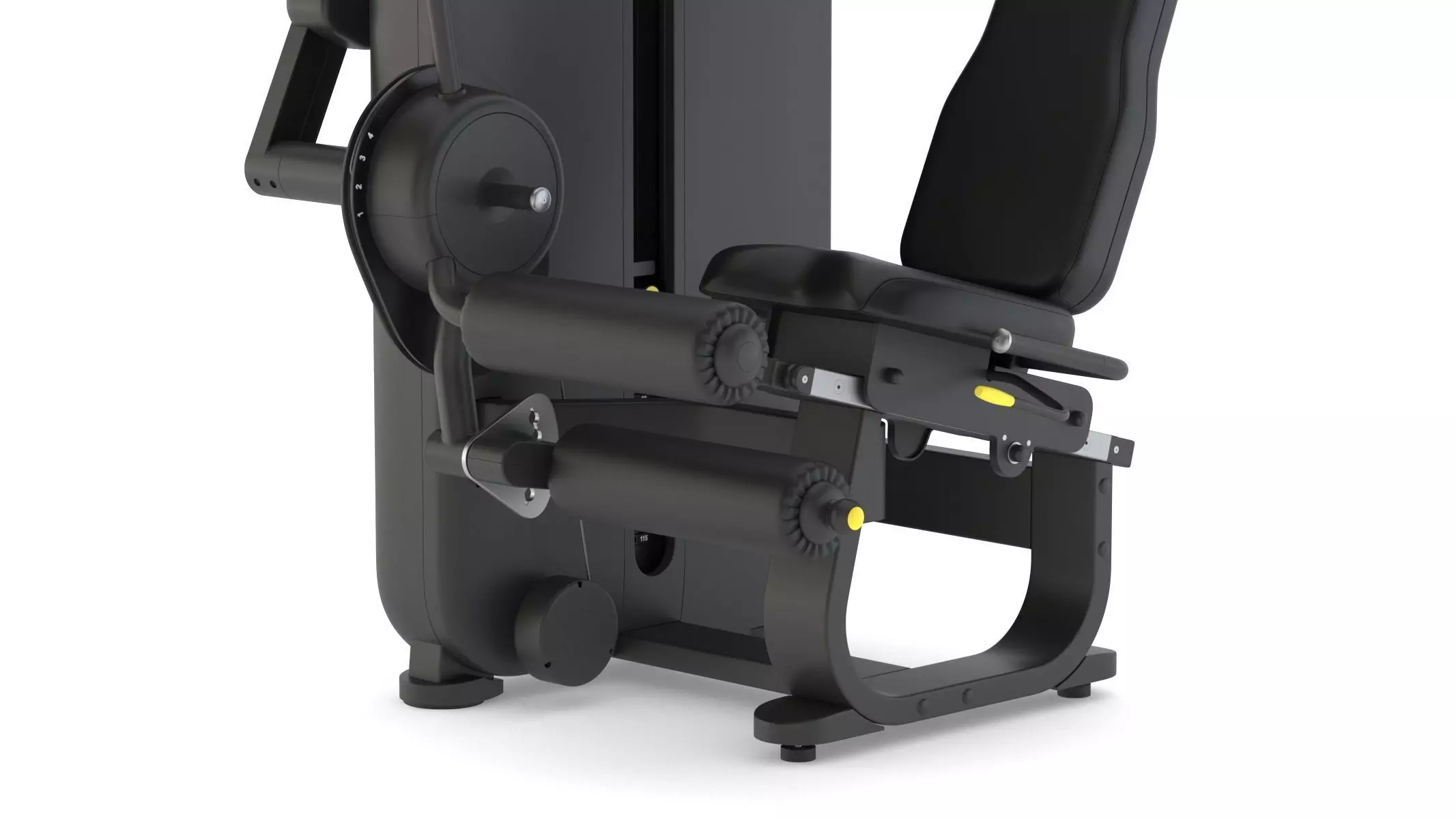 Technogym Selectorized Artis Leg Curl 3D model_14