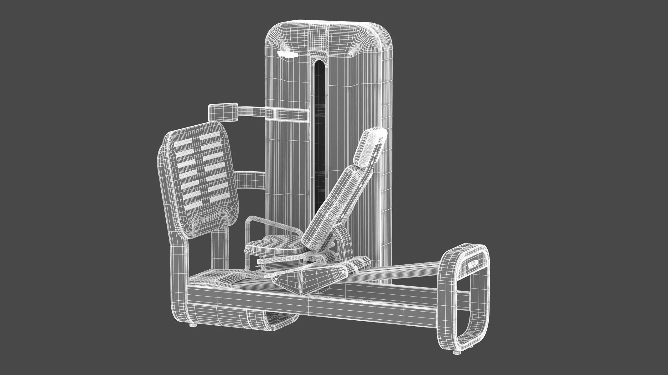 Technogym Selectorized Artis Leg Press 3D model_2