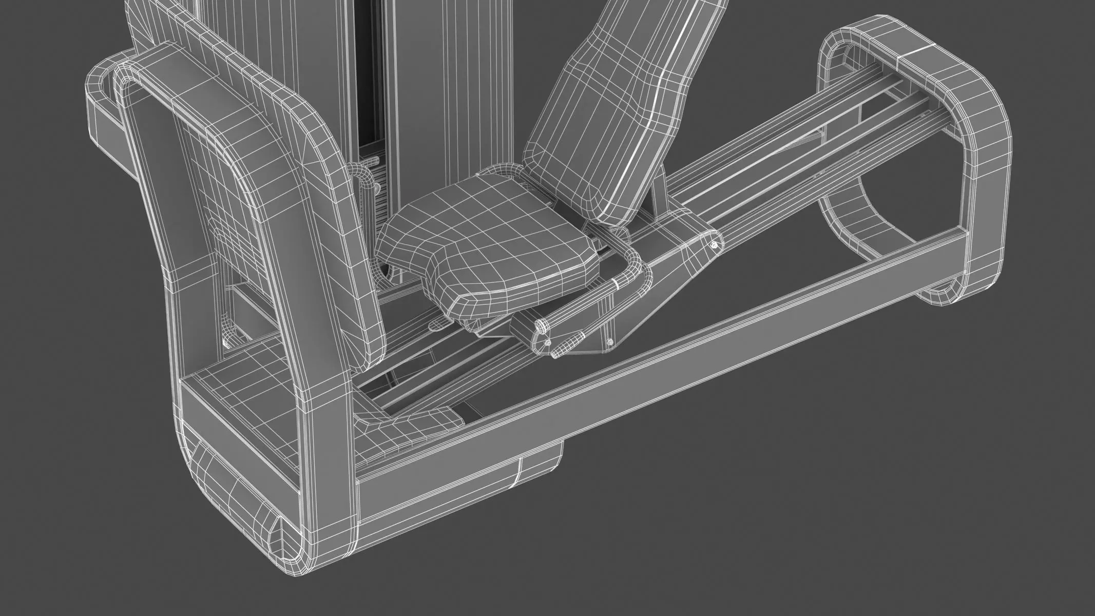 Technogym Selectorized Artis Leg Press 3D model_19