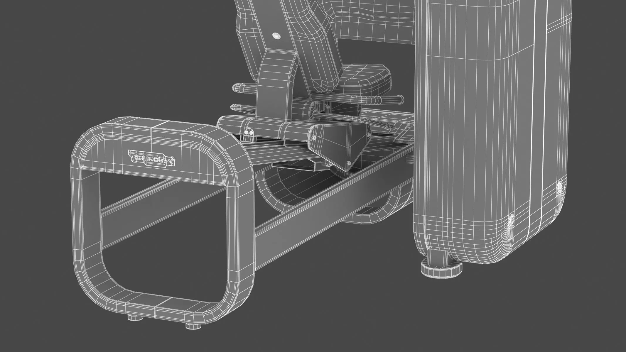 Technogym Selectorized Artis Leg Press 3D model_11