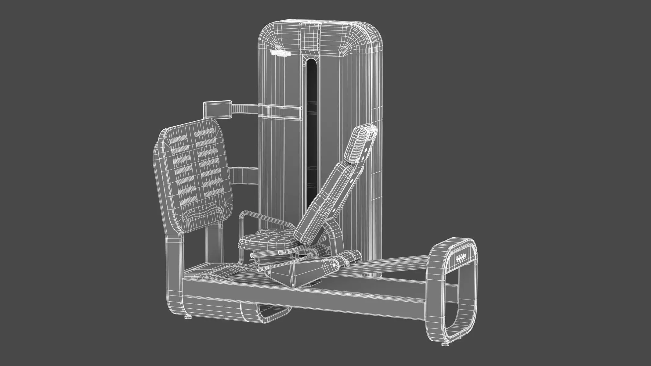 Technogym Selectorized Artis Leg Press 3D model_1