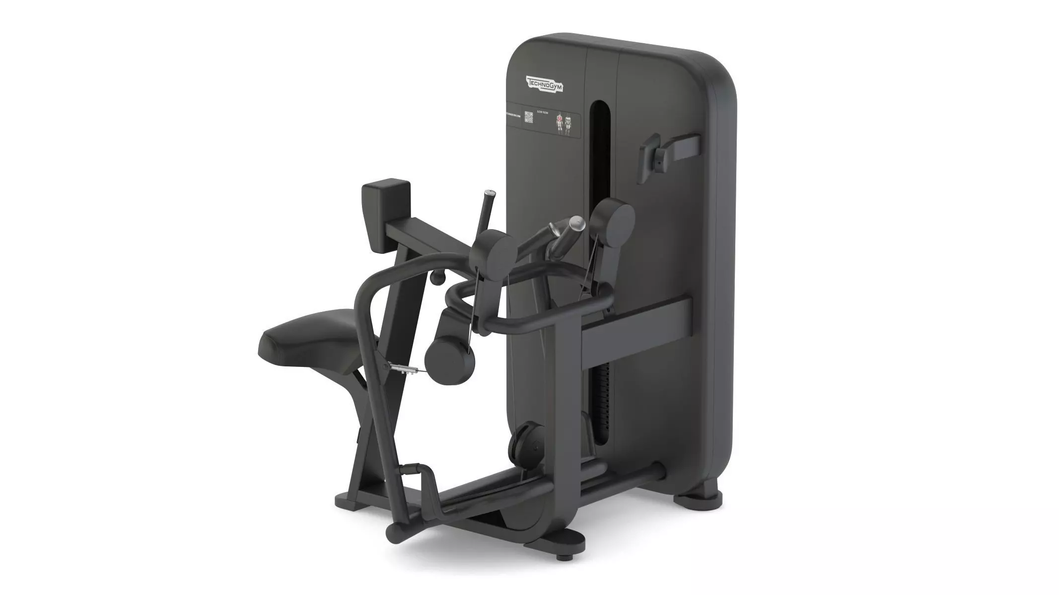 Technogym Selectorized Artis Low Row 3D model_5