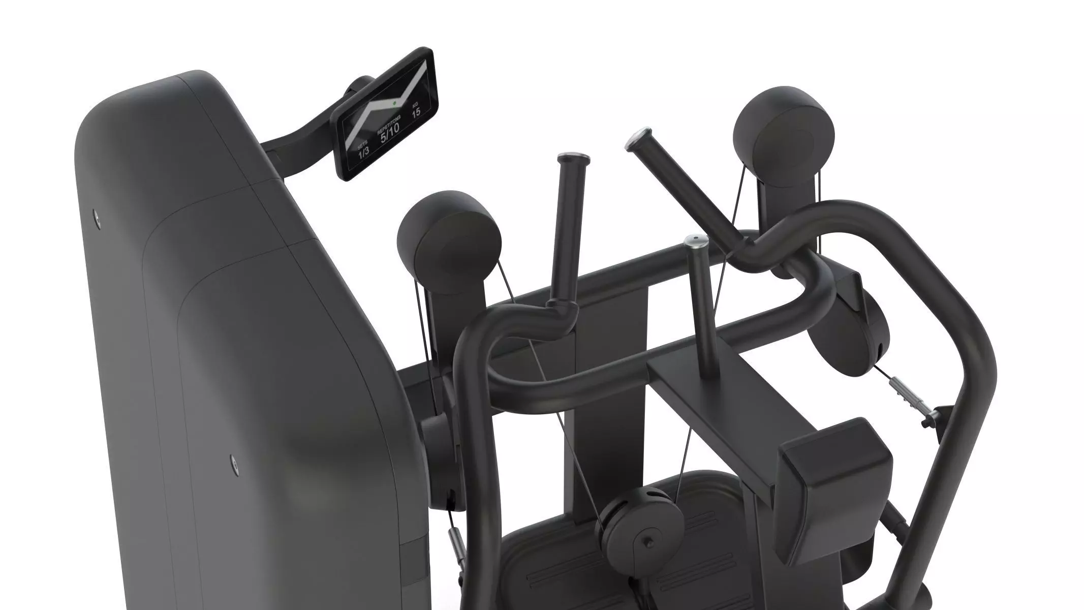 Technogym Selectorized Artis Low Row 3D model_17