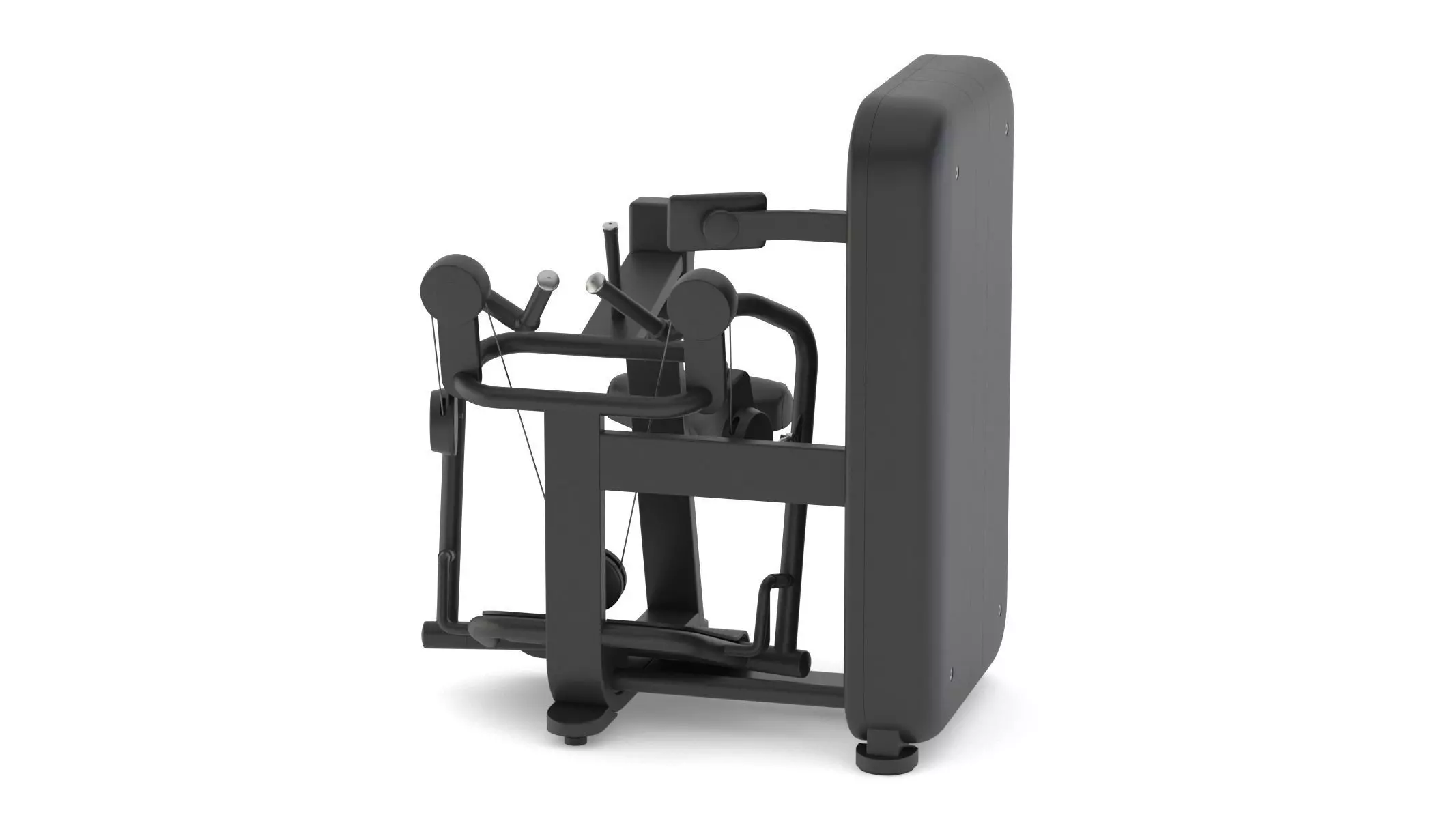 Technogym Selectorized Artis Low Row 3D model_4