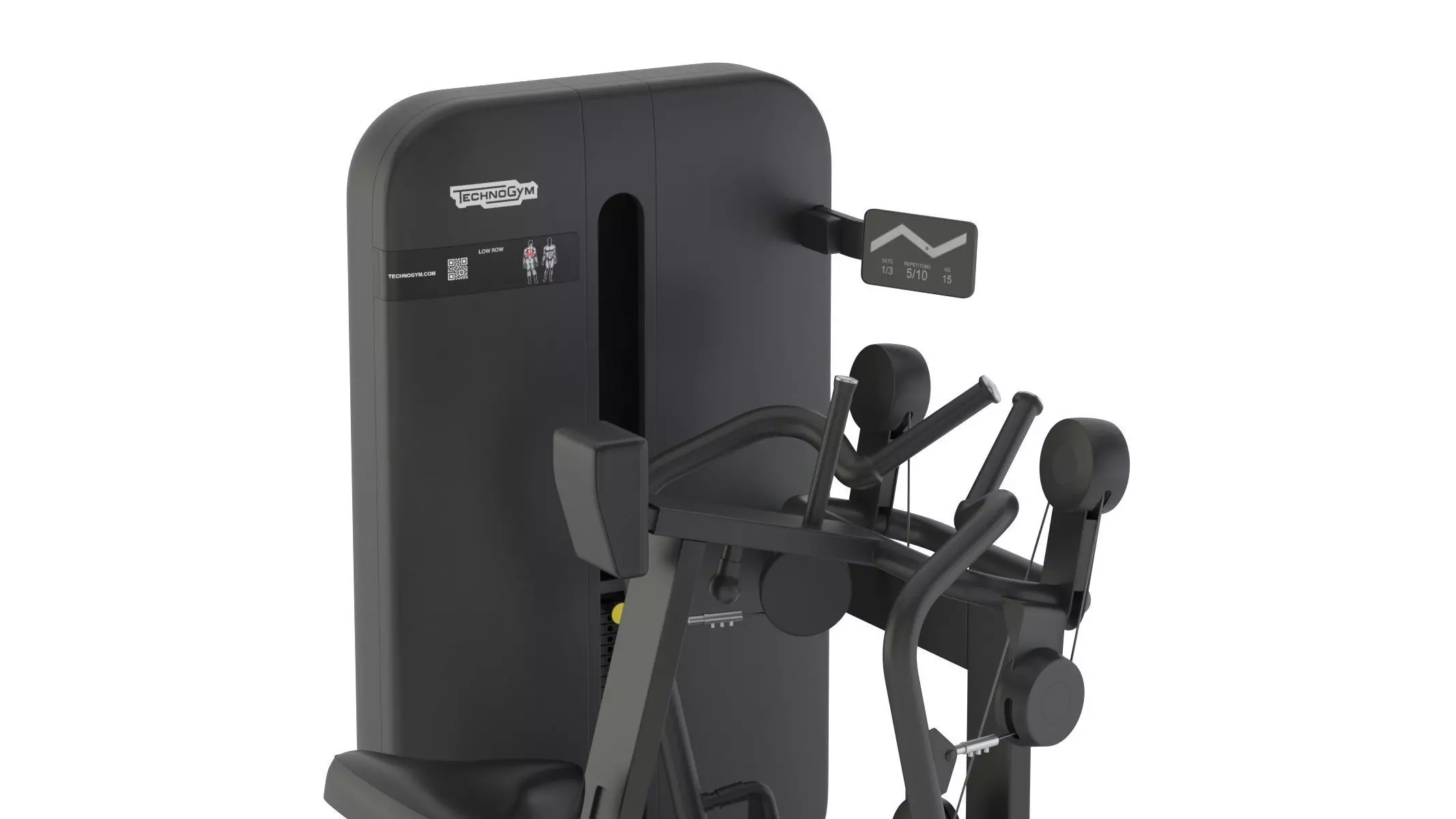 Technogym Selectorized Artis Low Row 3D model_15