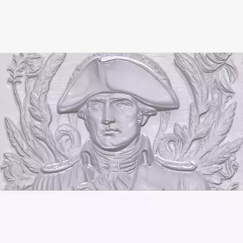 Napoleon  1 basrelief for 3D printing