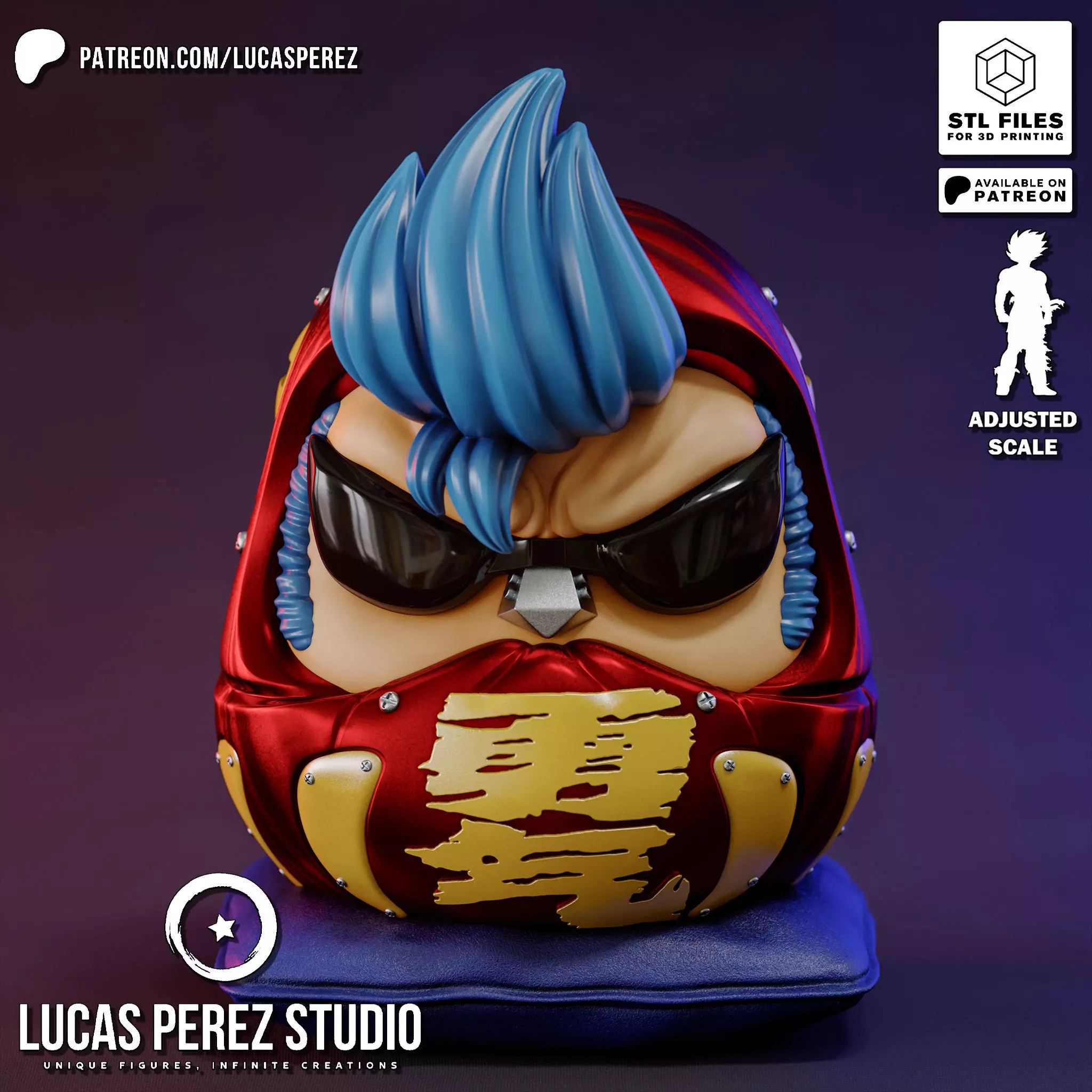 DARUMA FRANKY 3D print model