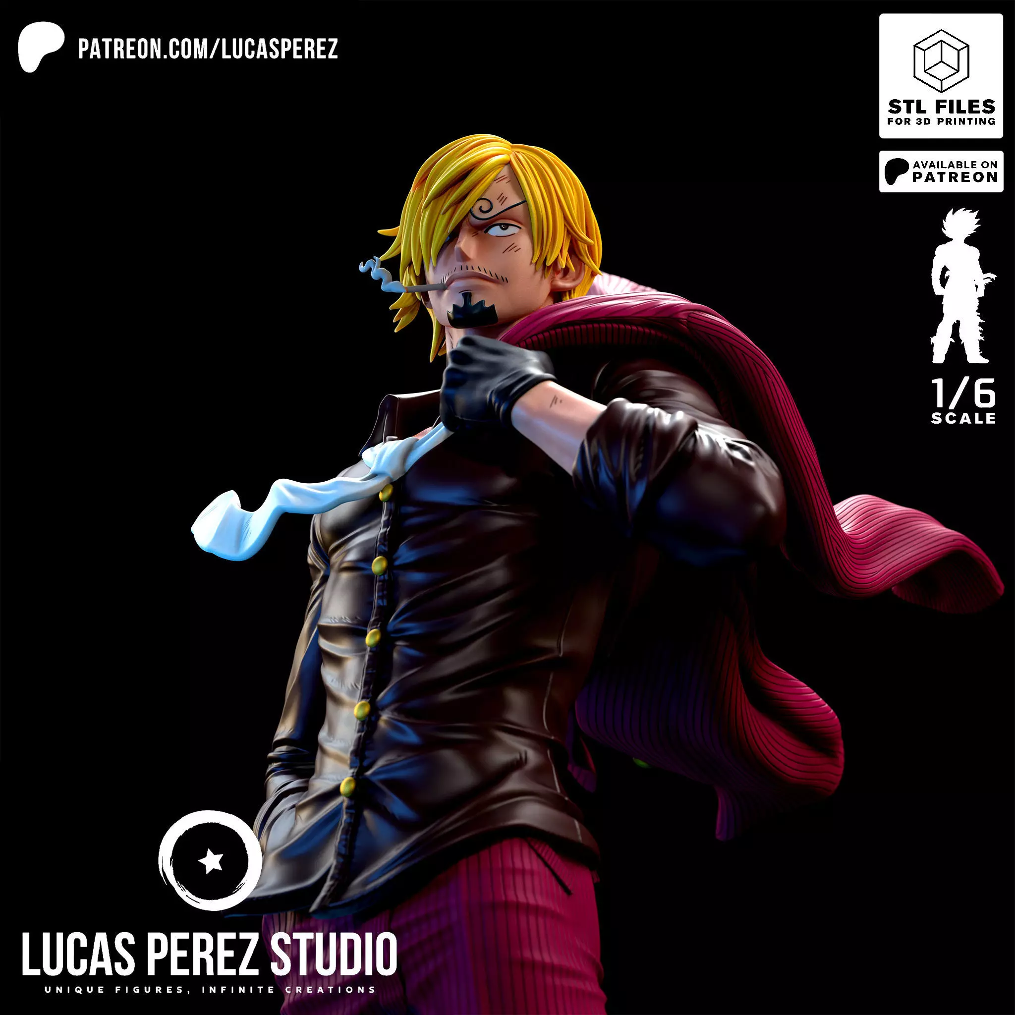SANJI 3D print model_12
