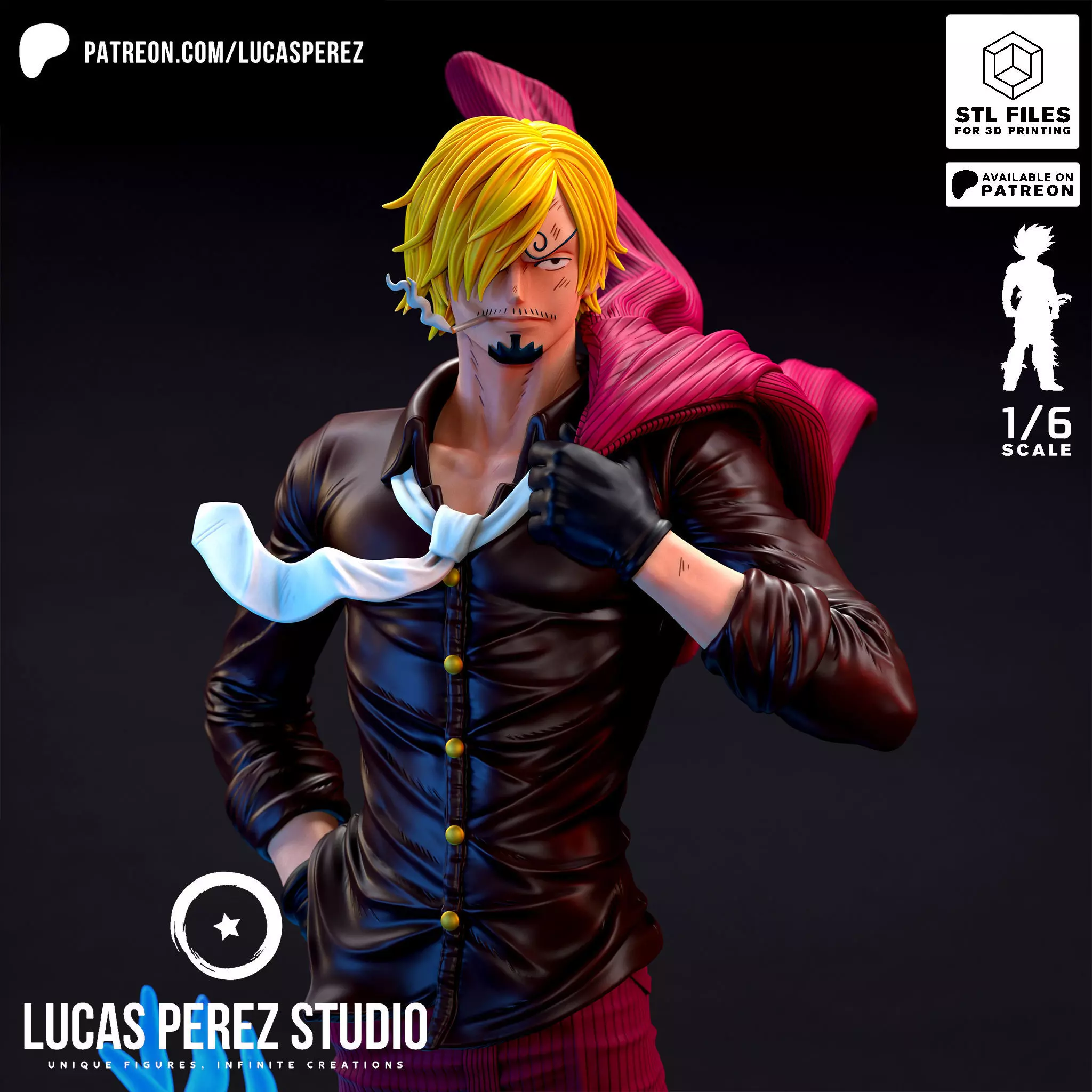 SANJI 3D print model_1