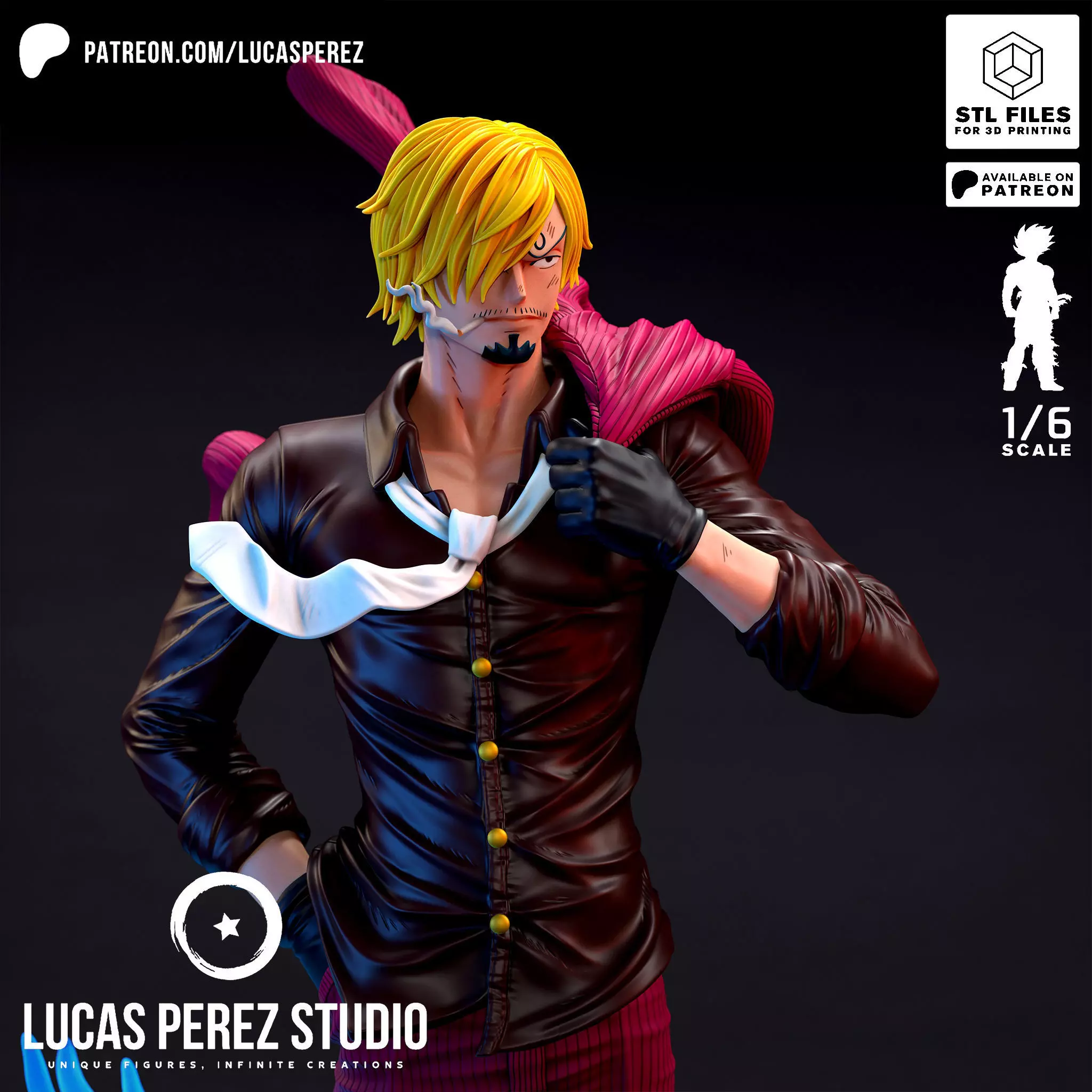 SANJI 3D print model_2