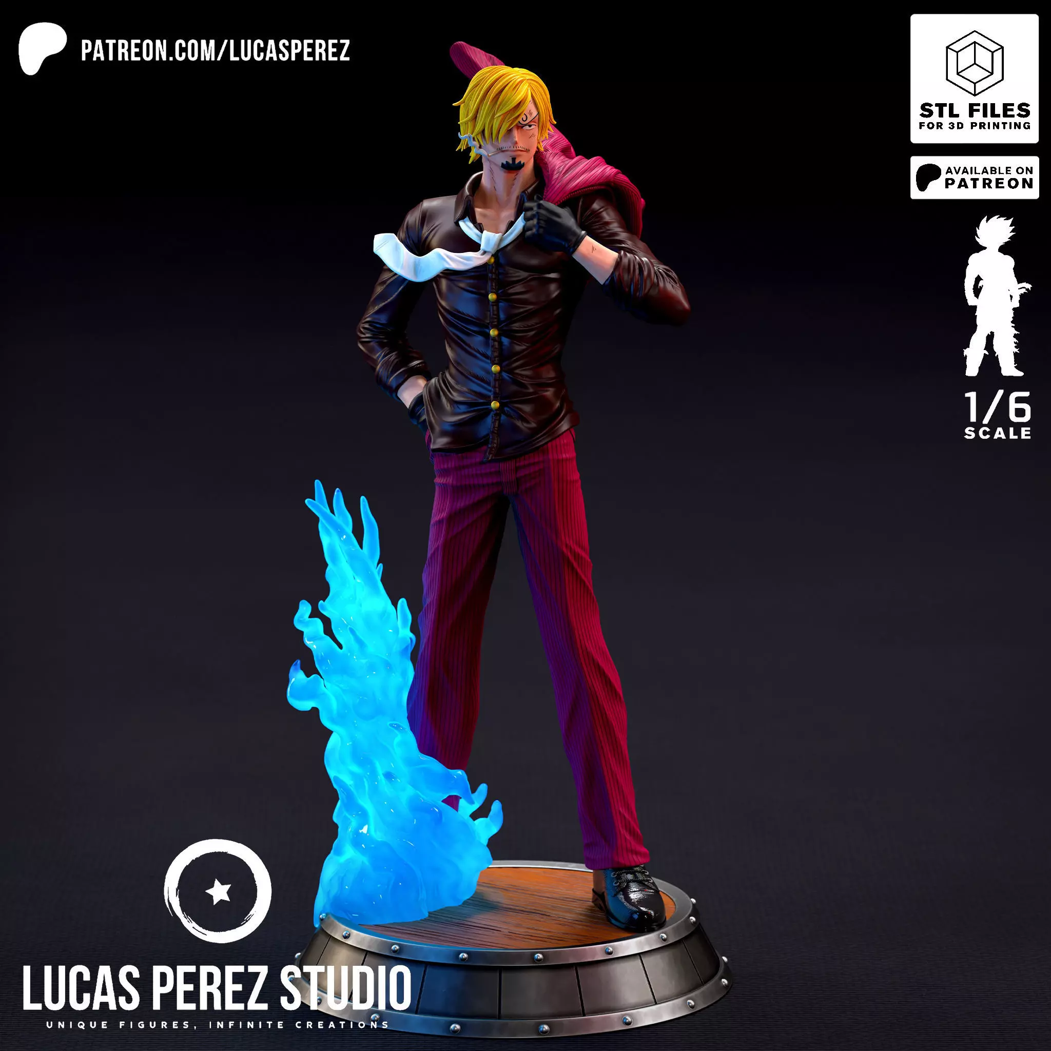 SANJI 3D print model_16