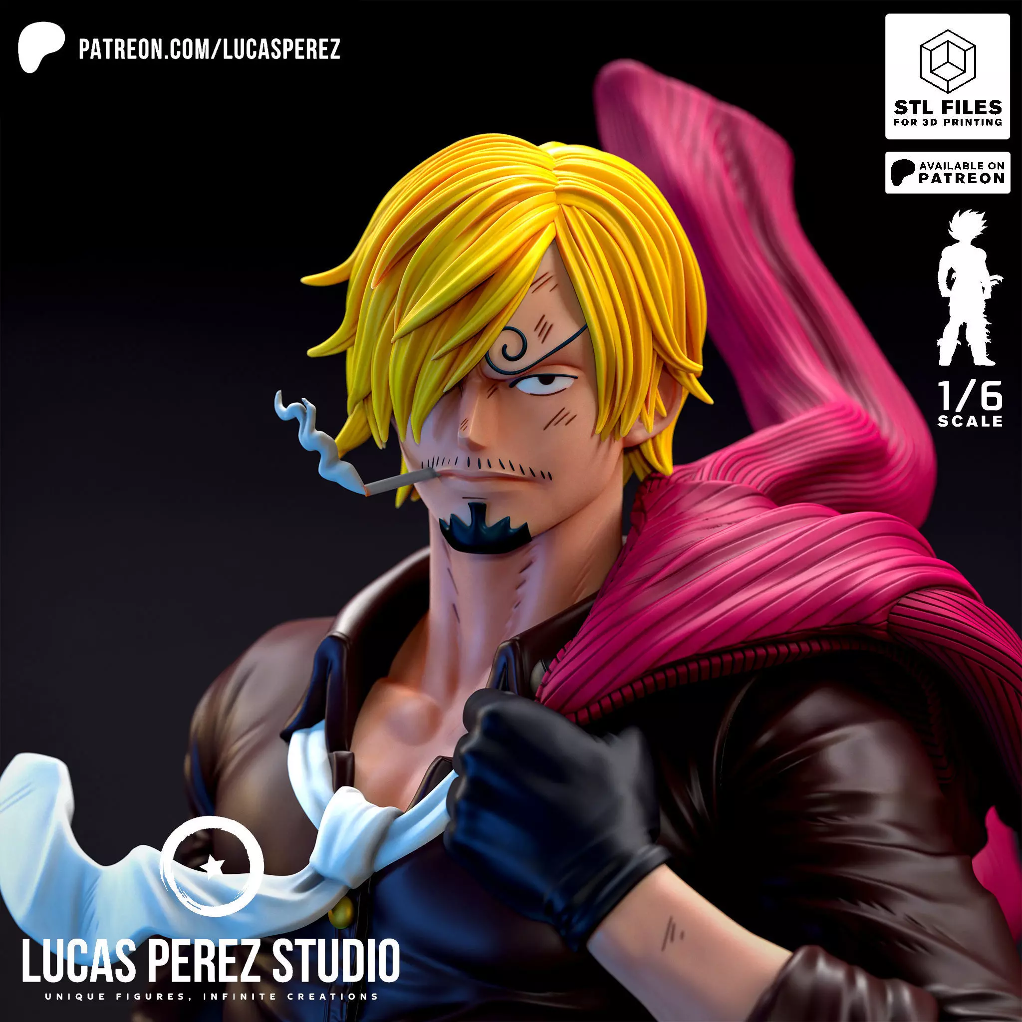 SANJI 3D print model_14
