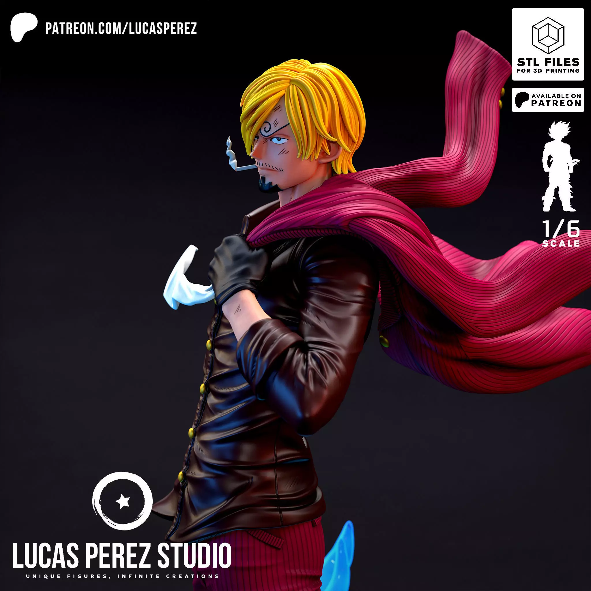 SANJI 3D print model_10