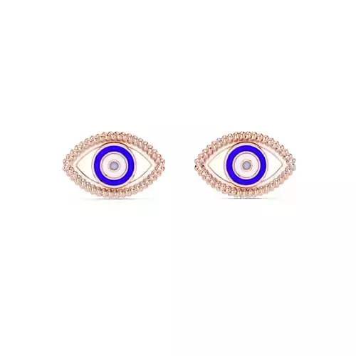 Evil Eye Shape Women Earring 3DM STL Video 3D print model