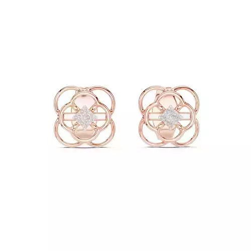 Solitaire Round Cut Diamond Stud Earring 3DM STL Video