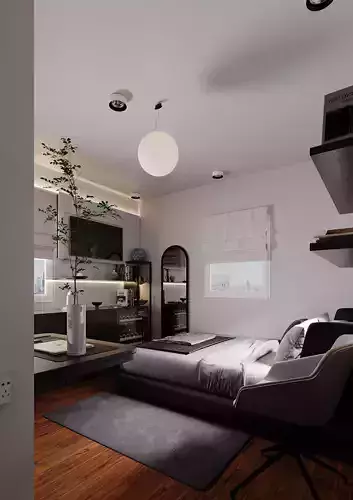Boutique Tiny House Hotel Interior Design Concept