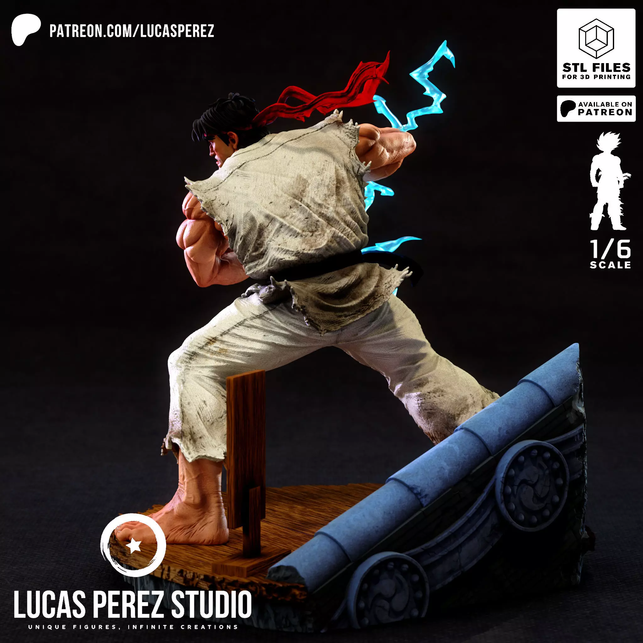 RYU STREET FIGHTER 3D print model_21