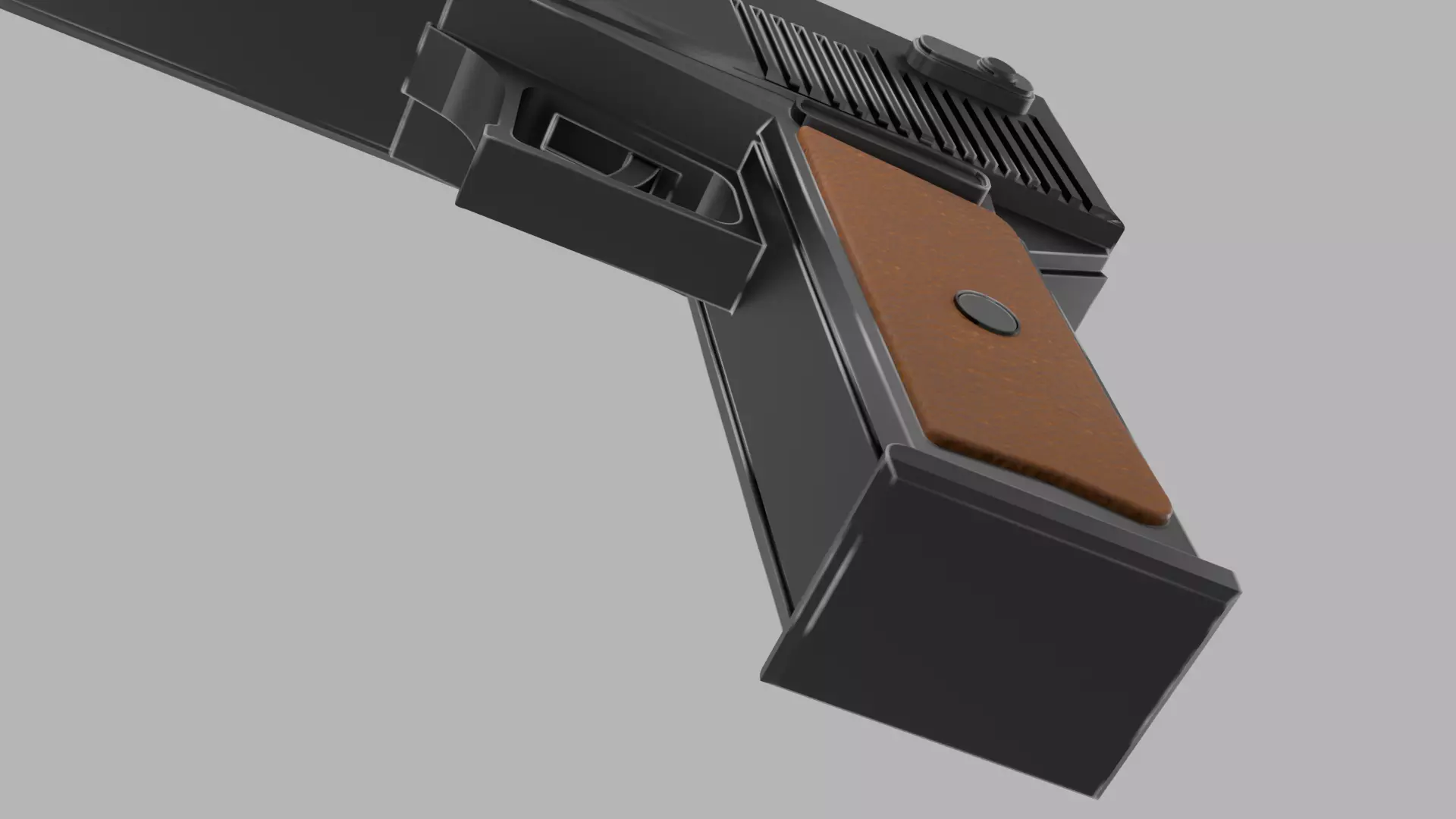 MID POLY GUN MODEL  Low-poly 3D model_9