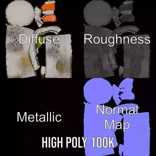 Realistic Sushi Roll Model Pack Low-poly 3D model 3