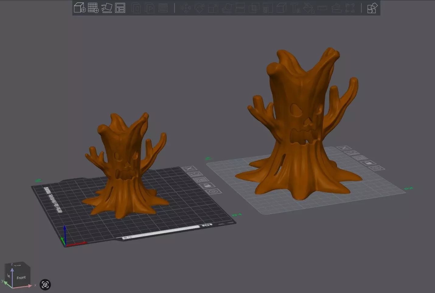 Spooky Monster Tree 3D Print Model 3D print model_6