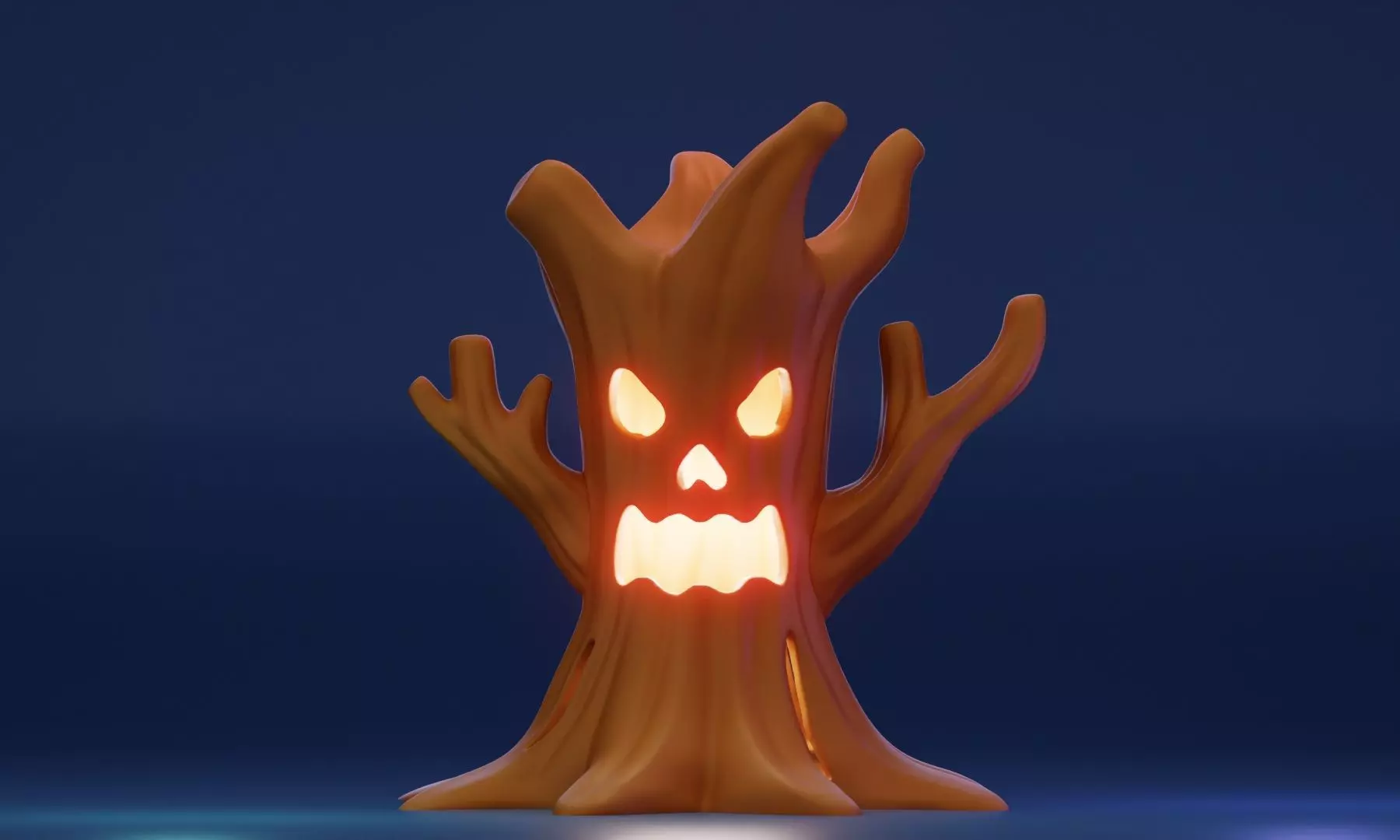Spooky Monster Tree 3D Print Model 3D print model_1