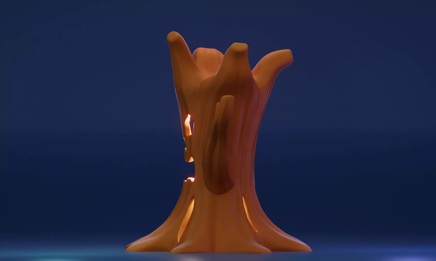 Spooky Monster Tree 3D Print Model 3D print model_3